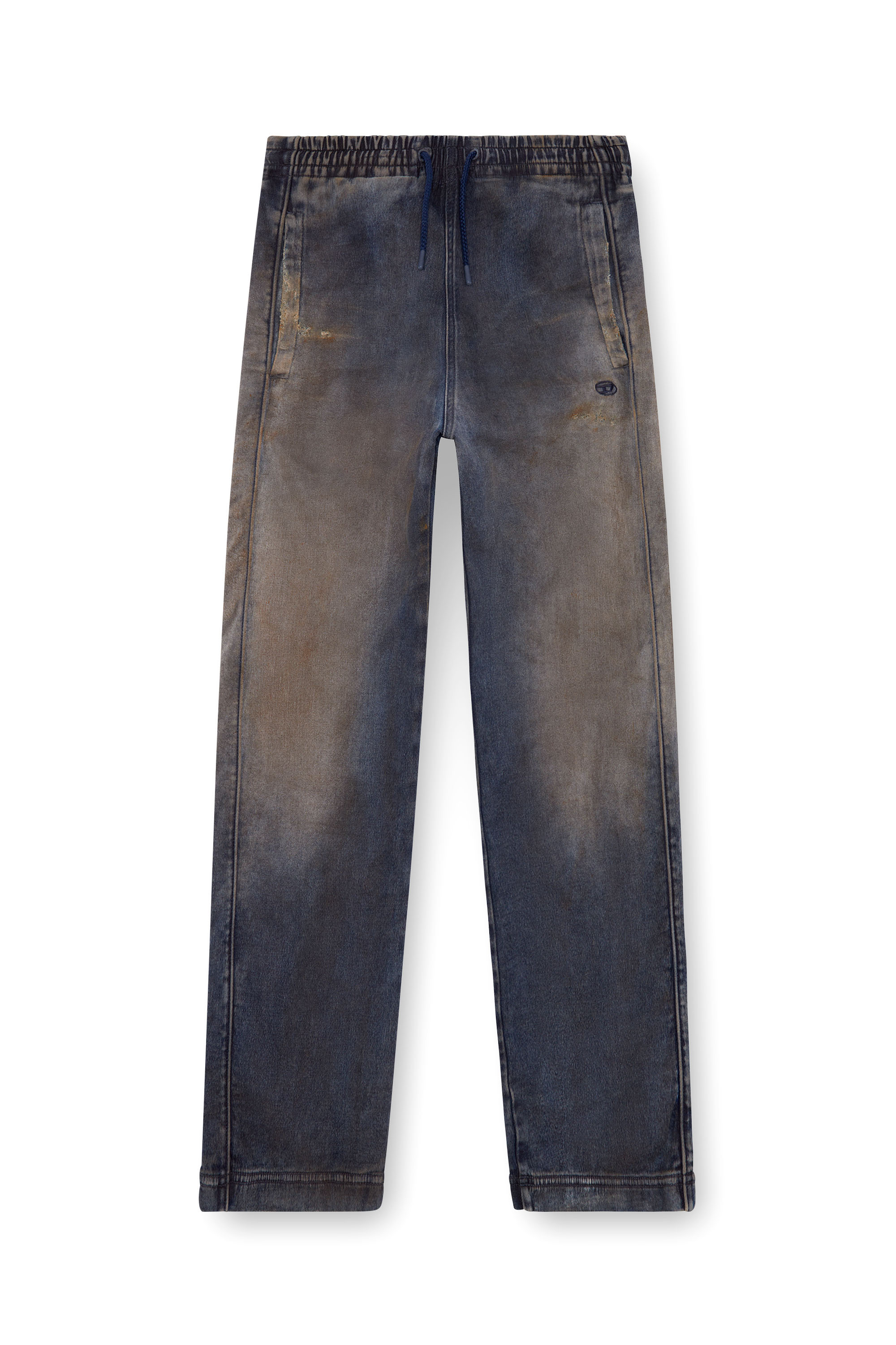 Diesel - Female's Relaxed D-Martyans Track Denim 068LV, ダークブルー - 3