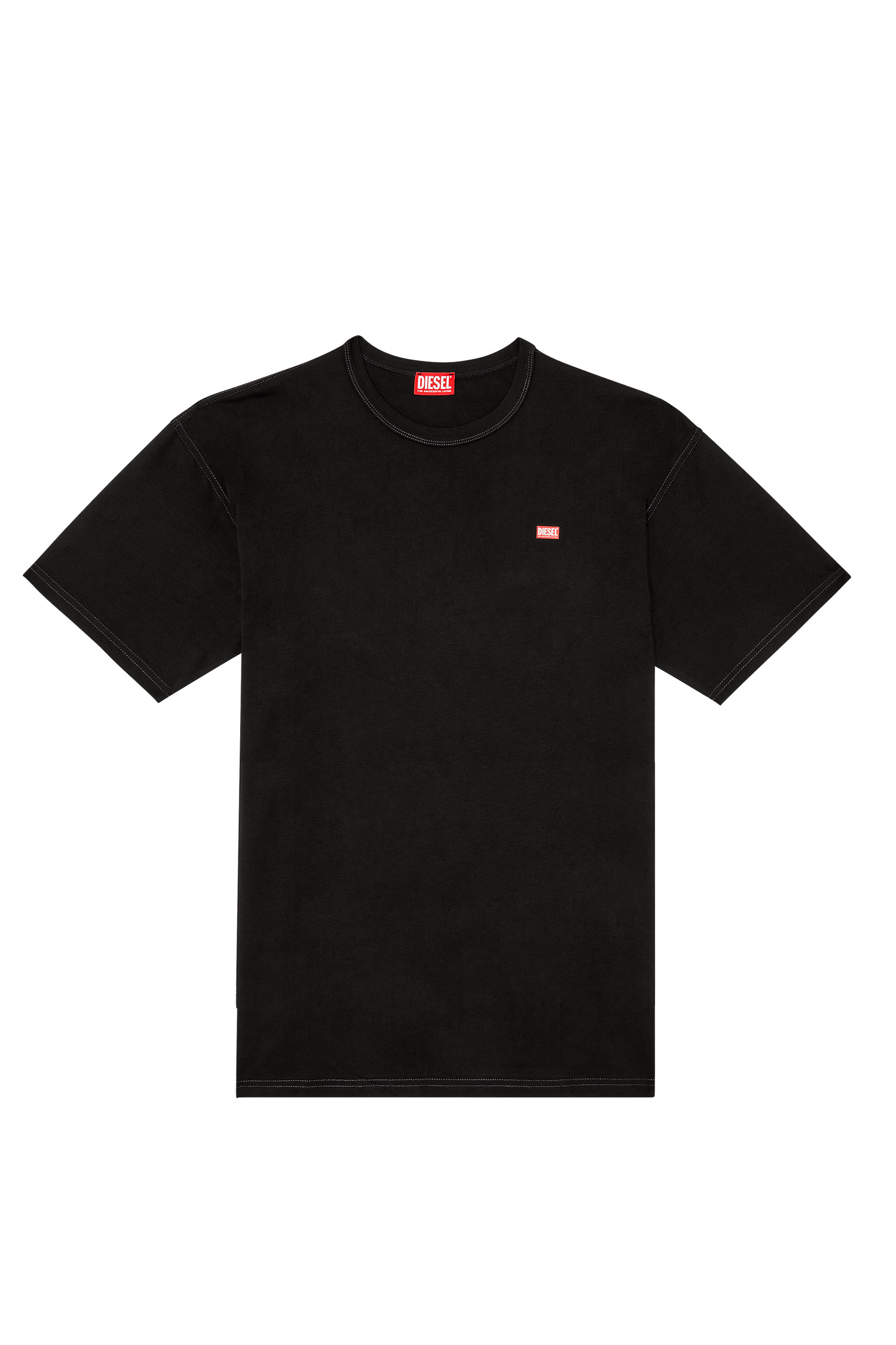 Diesel - T-BOXT-R30, Male's T-shirt with small logo in ブラック - 3