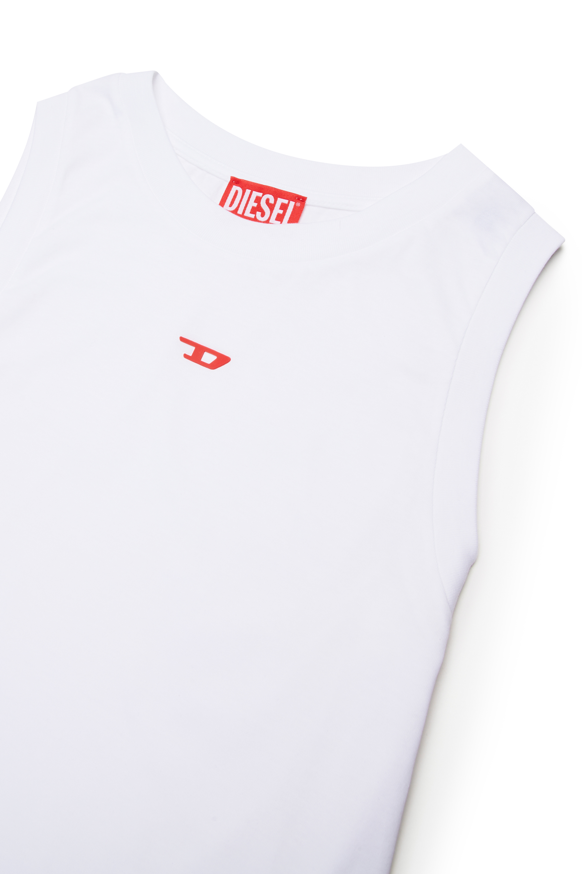 Diesel - MTIARDY, Male's Muscle tee with D logo in ホワイト - 3