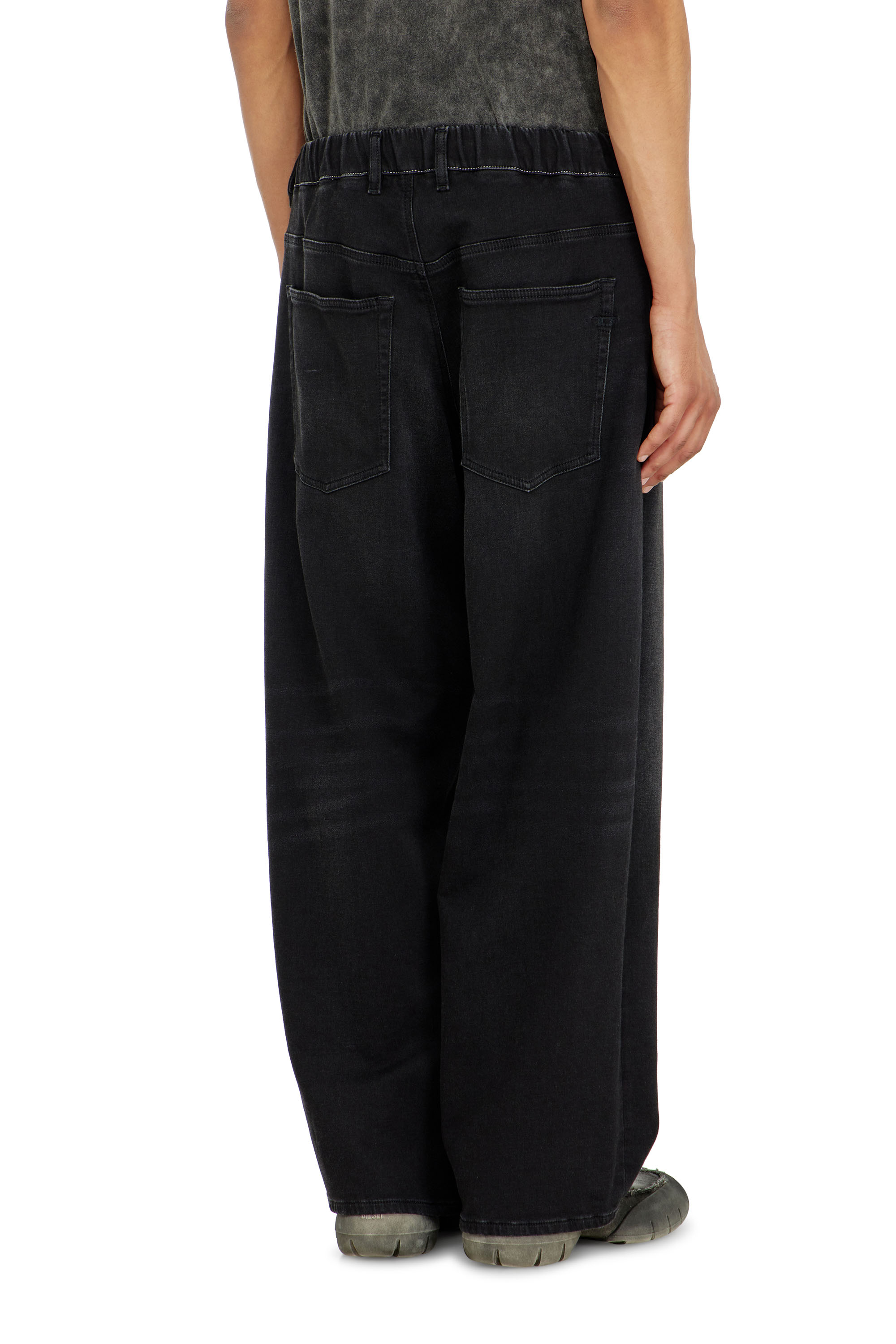 Diesel - Unisex's Relaxed 2097 D-Enim-M Joggjeans&reg; 09P90, ブラック/ダークグレー - 3