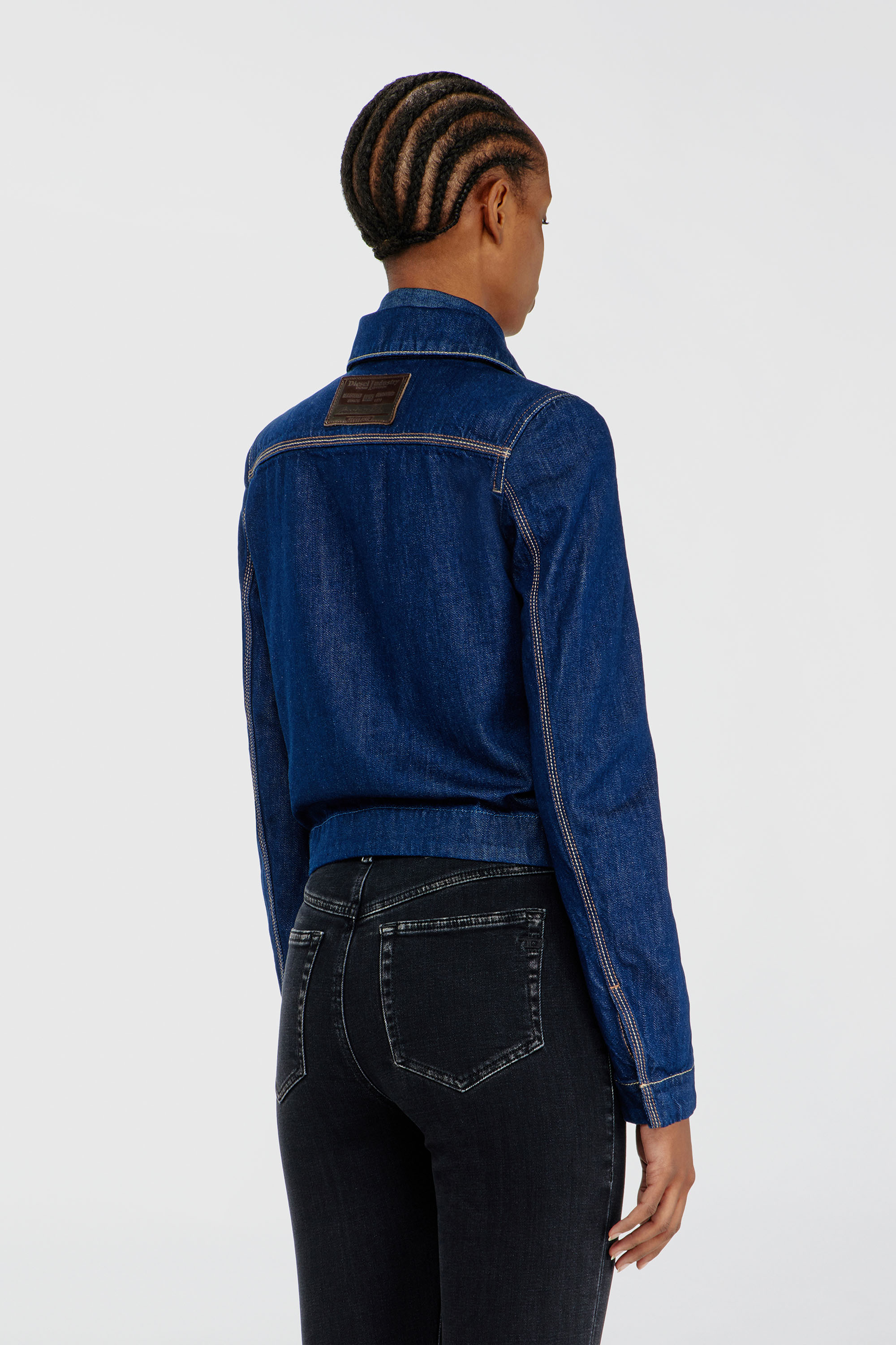 Diesel - DE-CORB, Female's デニムジャケット in ダークブルー - 5
