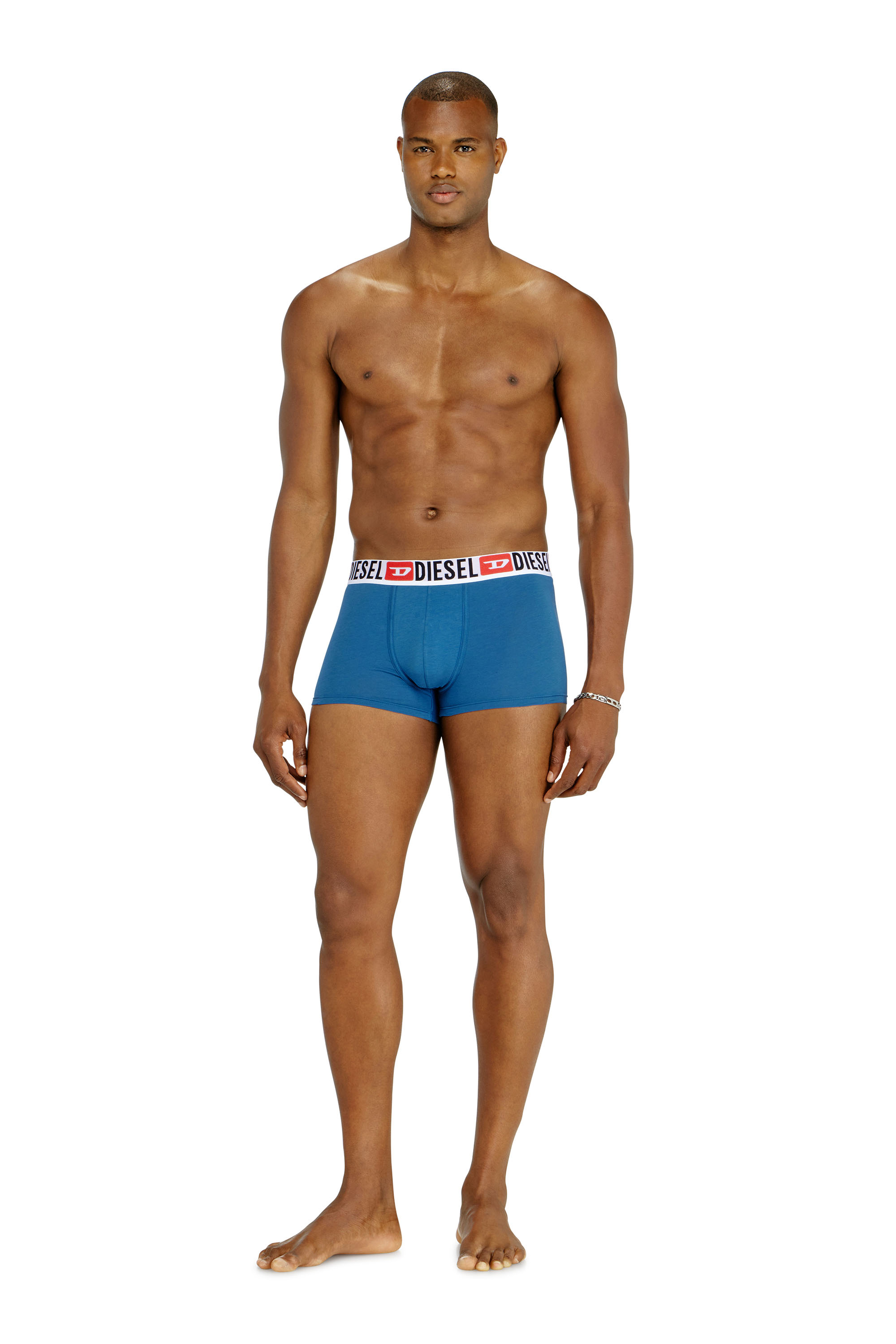 Diesel - UMBX-DAMIENTHREEPACK, Male's ボクサーパンツ 3枚パック in ピンク/ブルー - 2