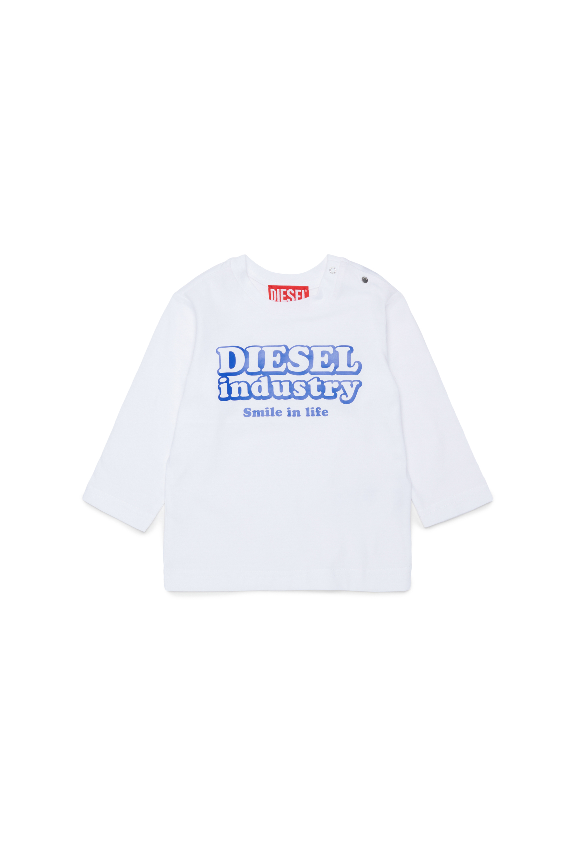 Diesel - TLODIMB, Male's Tシャツ in ホワイト - 1