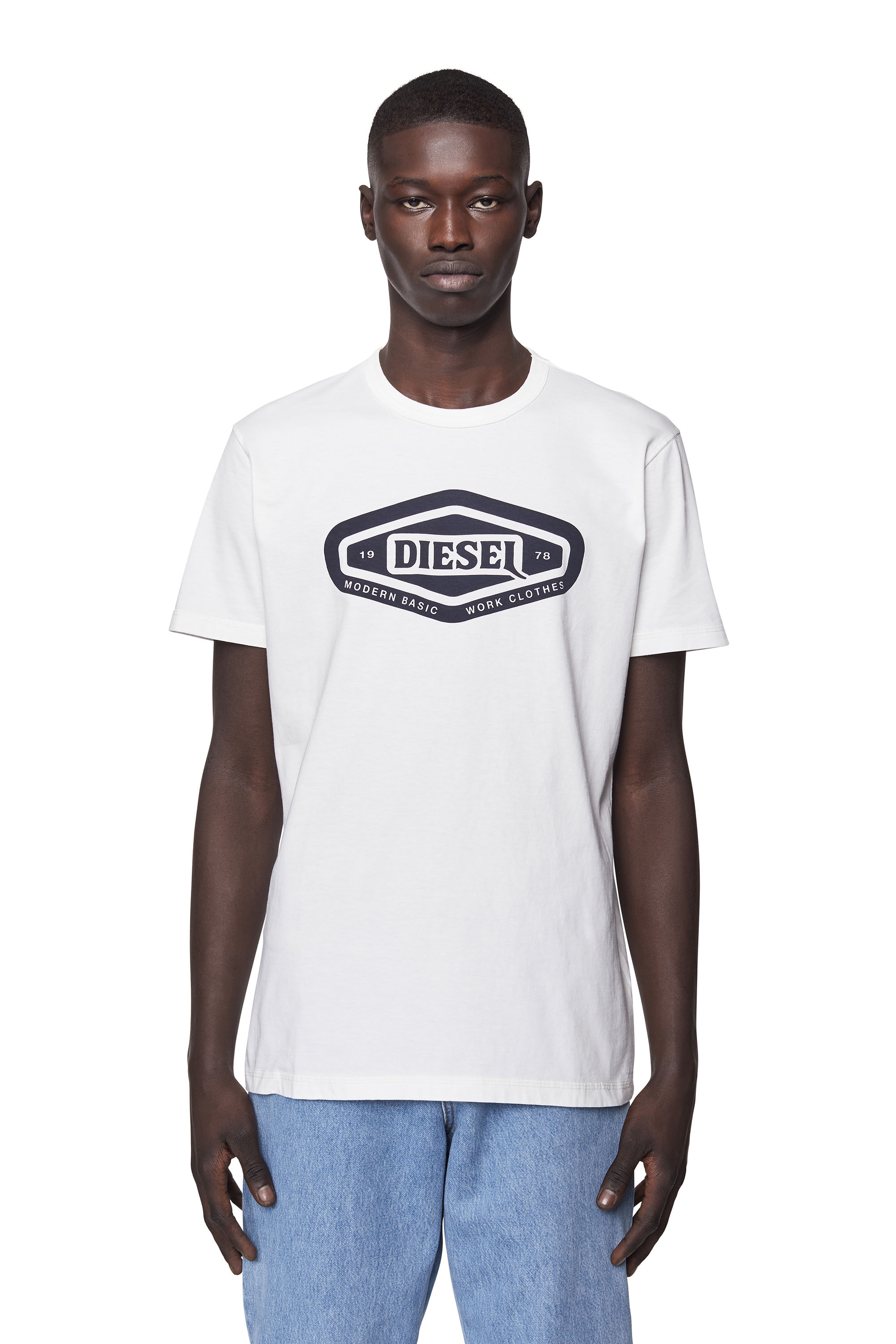 T-DIEGOR-D1, ホワイト - Tシャツ