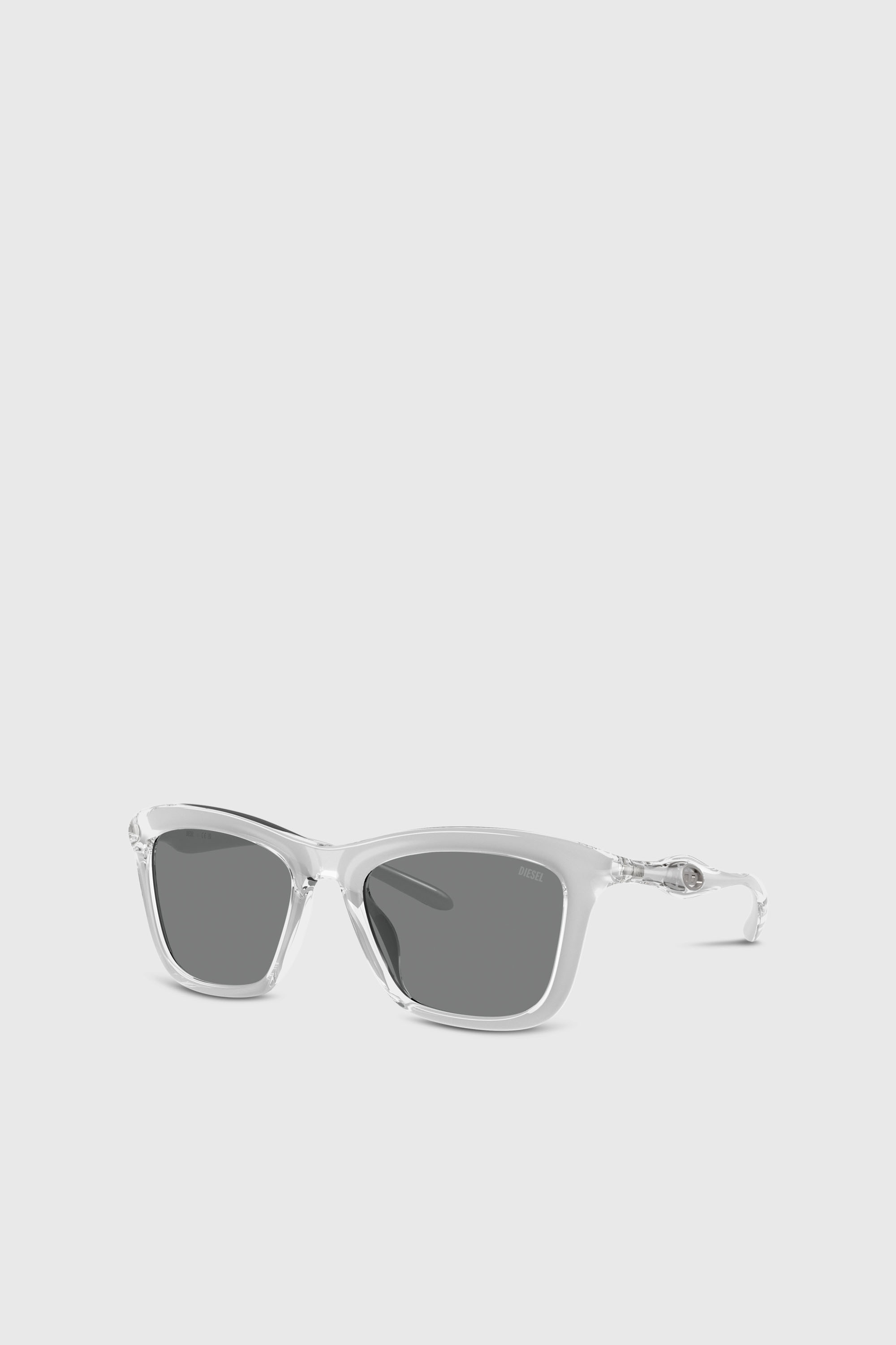 Diesel - 0DL3008U, Unisex's Square sunglasses in グレー - 4