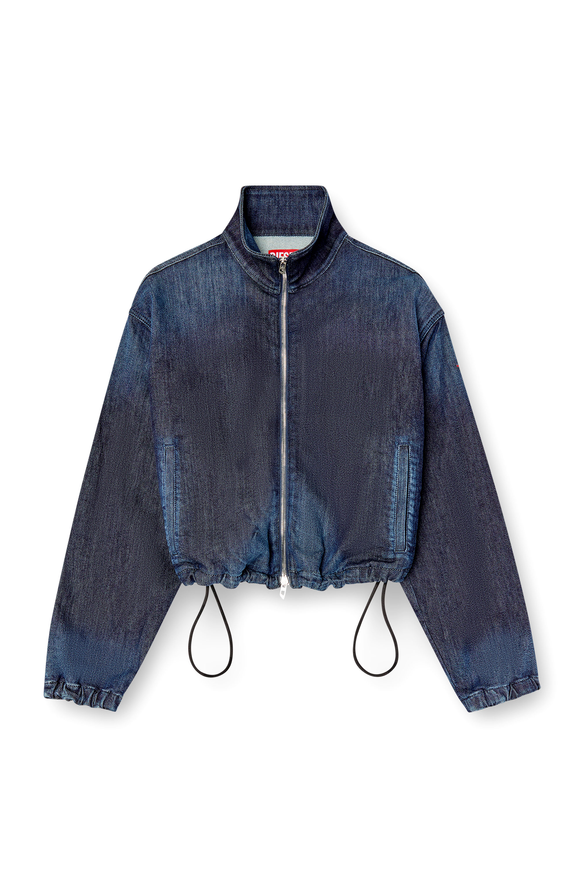 Diesel - DE-SANDERZ JOGG, Female's High-neck JoggJeans jacket in ダークブルー - 2