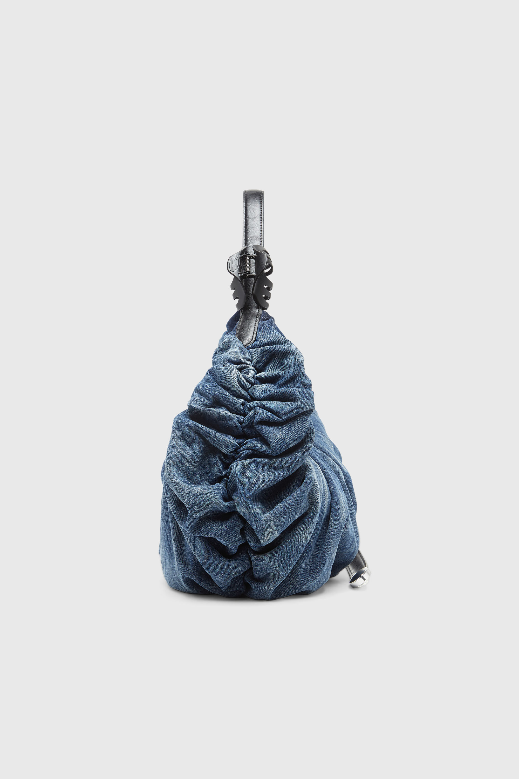 Diesel - GRAB-D HOBO L, Female's ホーボーバッグ L in ミディアムブルー - 3