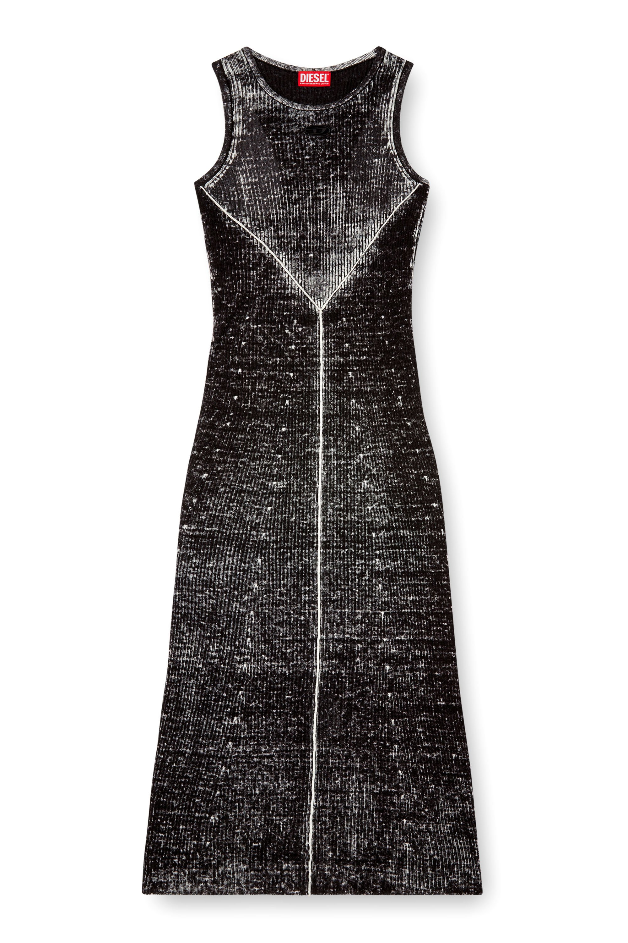 Diesel - M-RAB, Female's ニットドレス in ブラック - 2