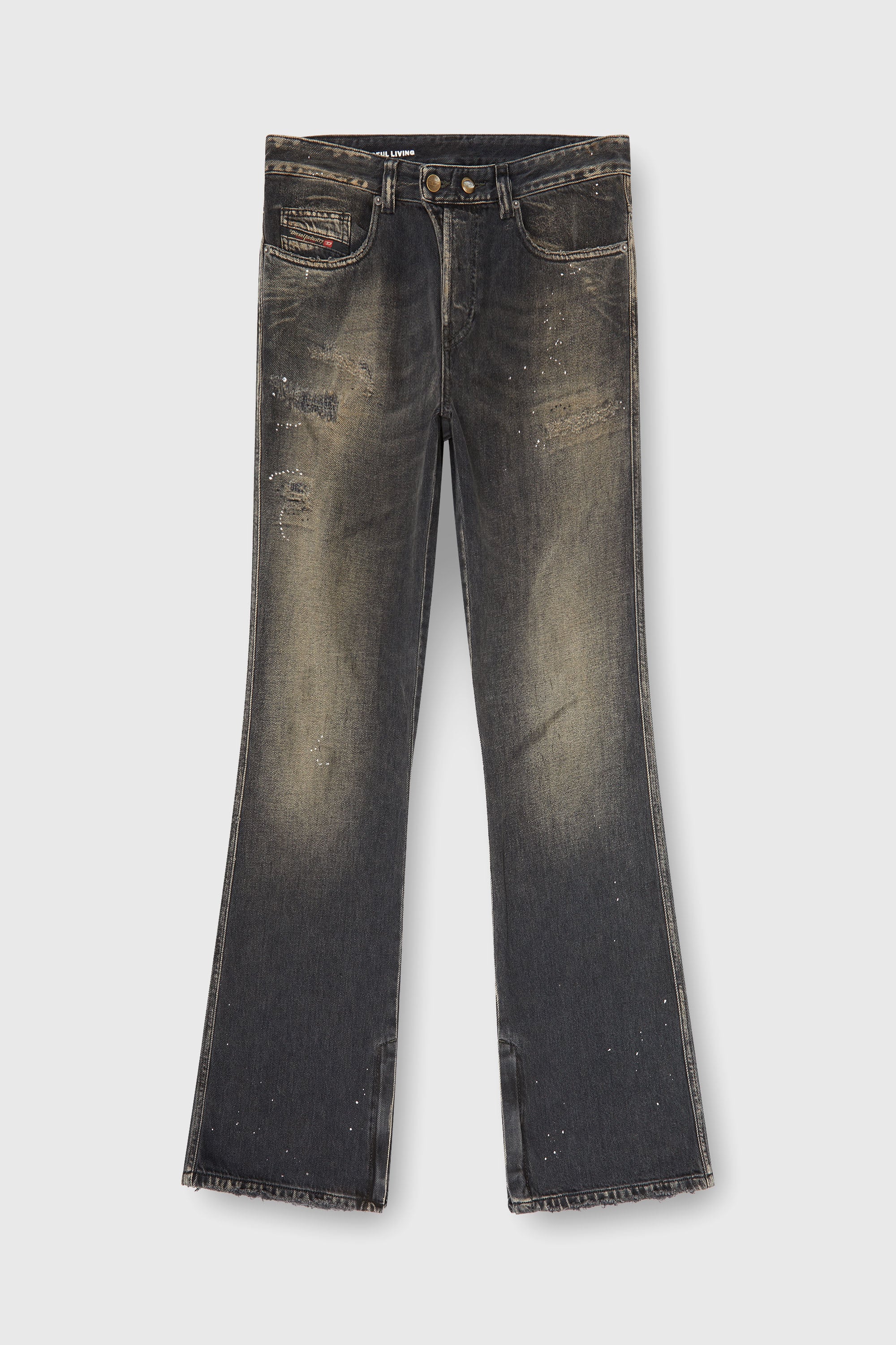 Diesel - Male's Bootcut Jeans 1998 D-Buck 09P64, ブラック/ダークグレー - 2