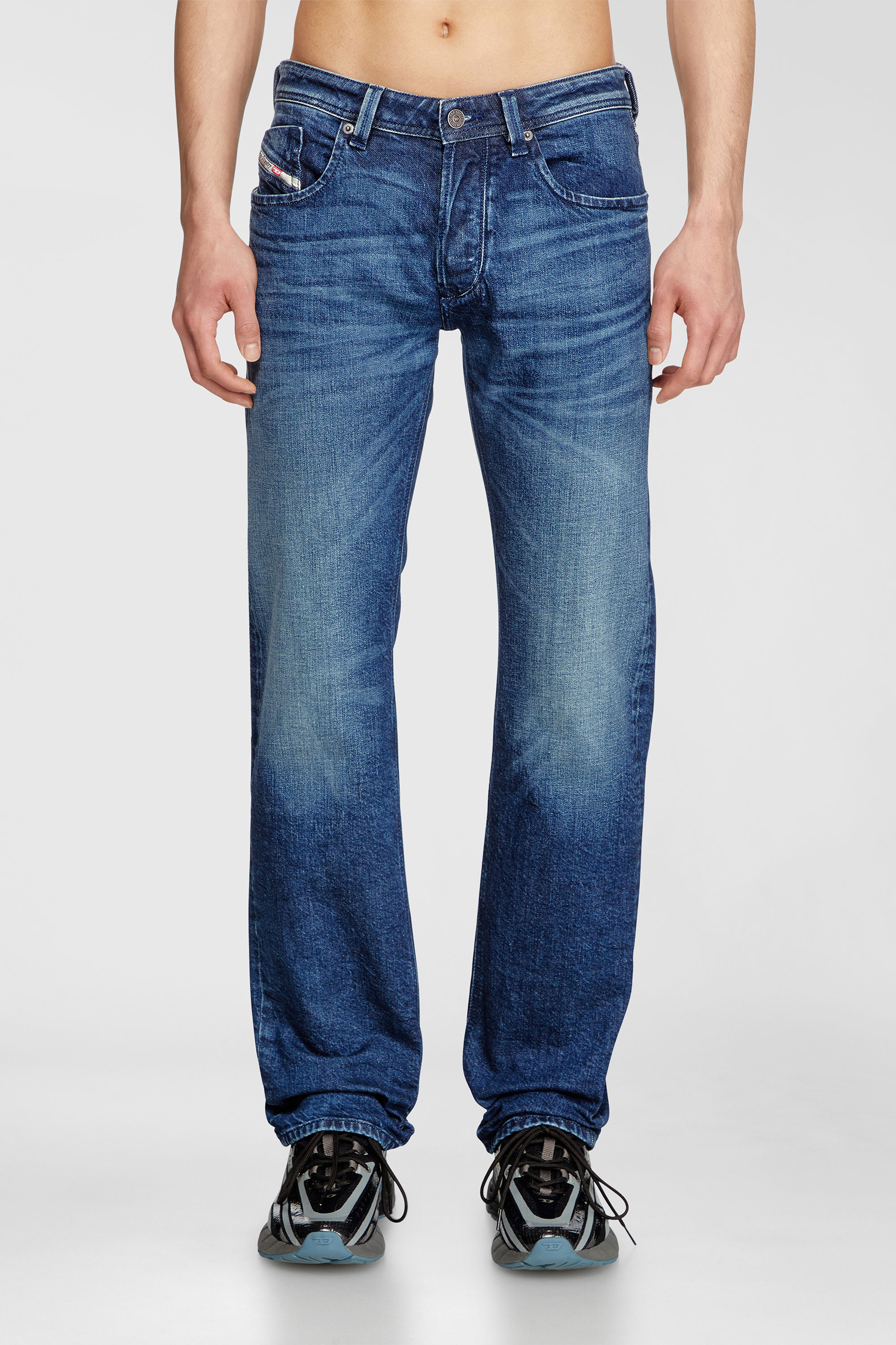 Diesel - Male's Regular Jeans 1985 Larkee 09L51, ダークブルー - 5