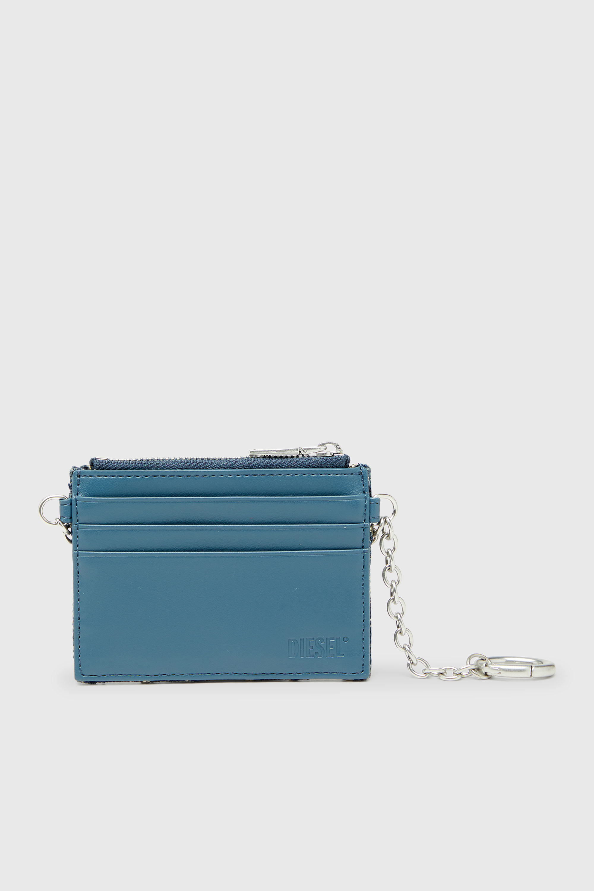 Diesel - CARD HOLDER WITH CHAIN, Female's カードホルダー in ブルー - 2