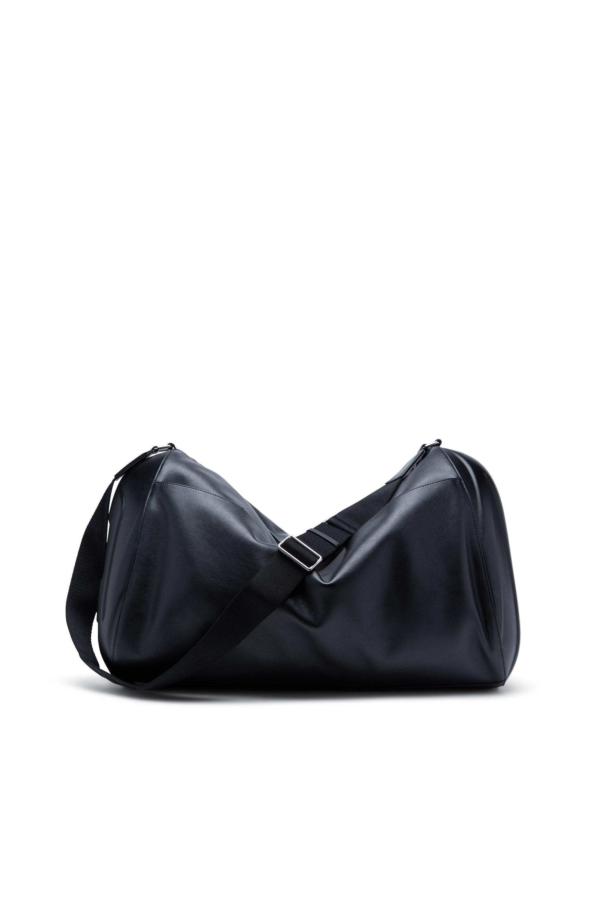 Diesel - LOAD-D DUFFLE X, Unisex's Load-D-Duffle bag with hard-shell logo sides in ブラック - 1