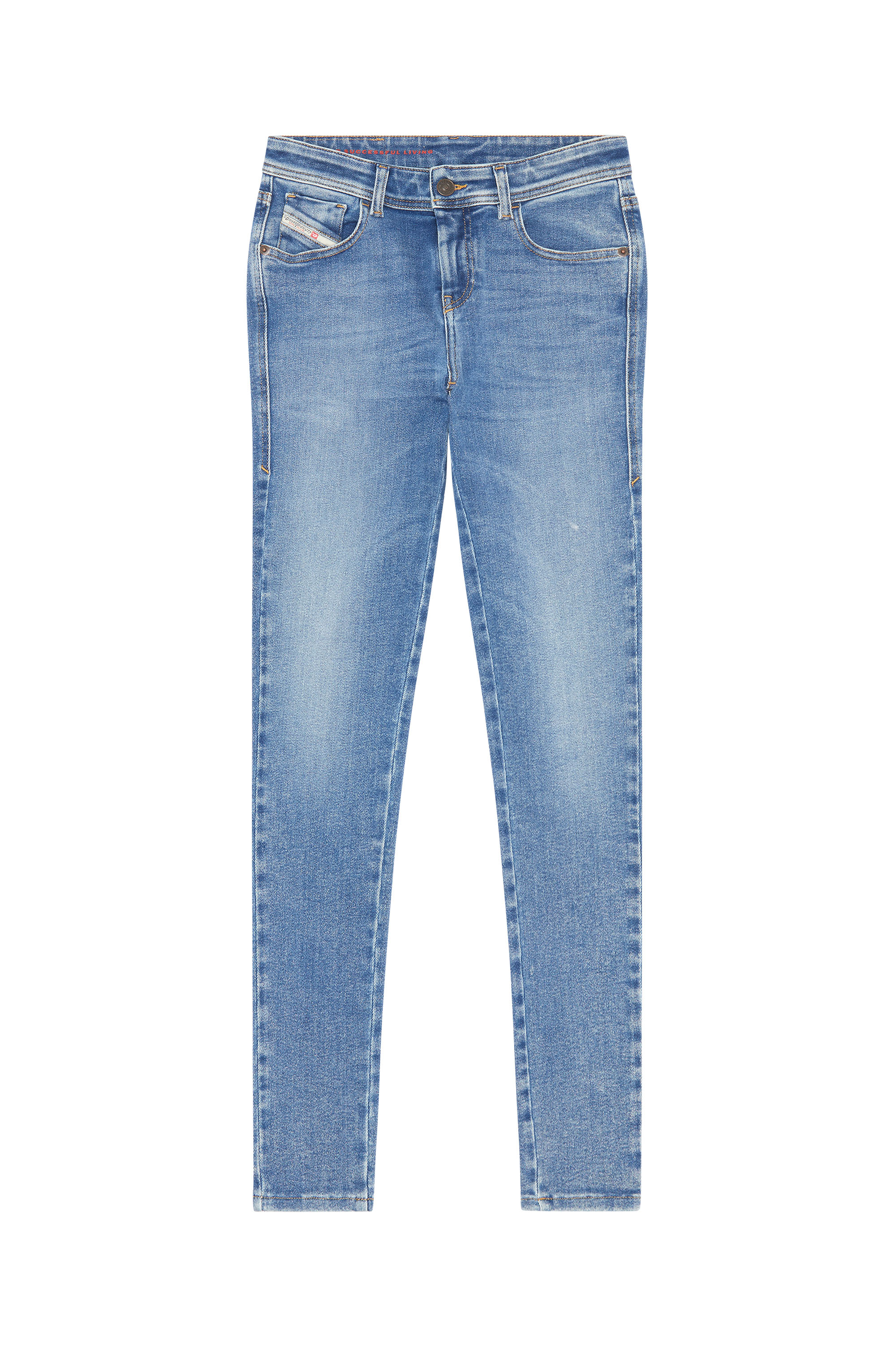 Diesel - Super skinny Jeans 2017 Slandy 09D62, ミディアムブルー - Image 6