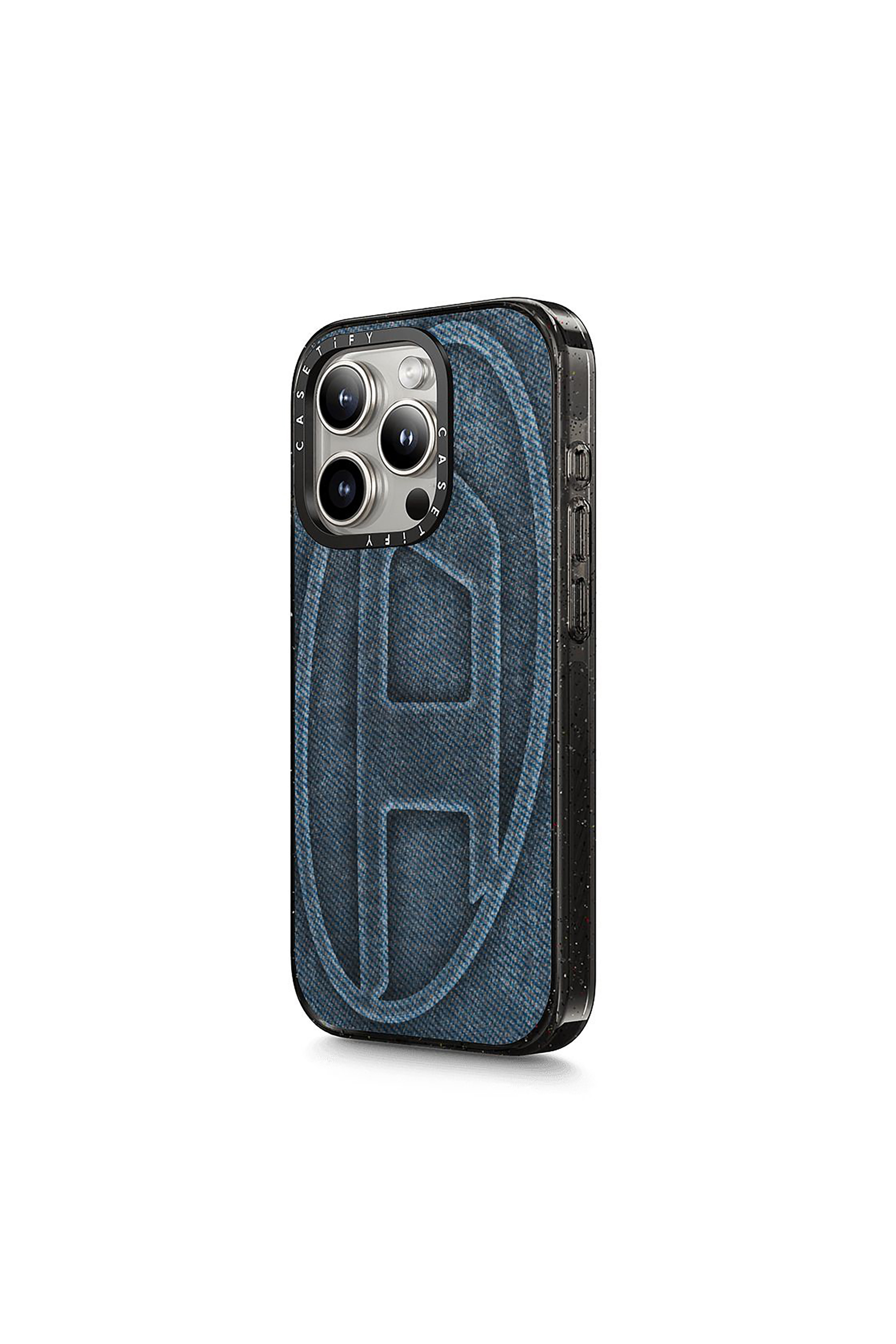Diesel - 60551 MOULDED CASE, Unisex's iPhone 15 Pro in ブルー - 2