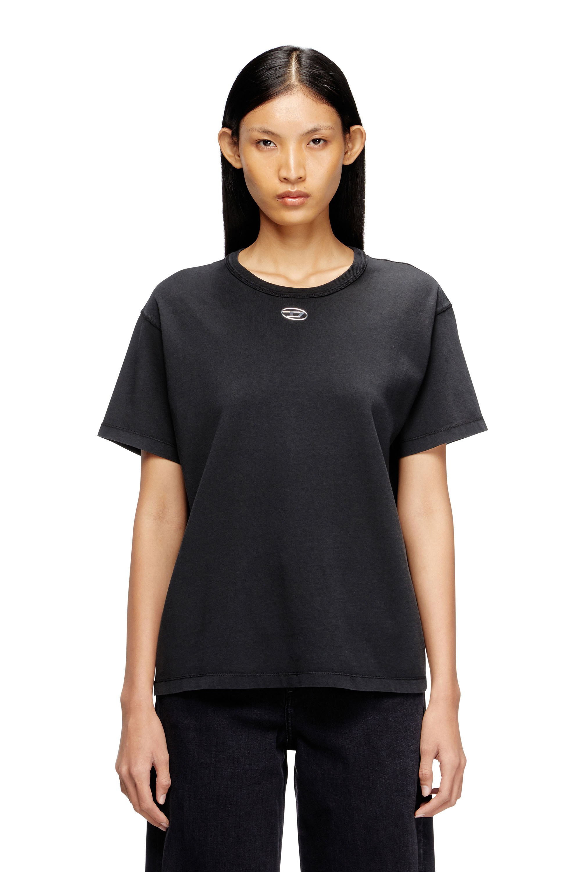 Diesel - T-NORMY-OD-S1, Female's Tシャツ in ブラック - 1