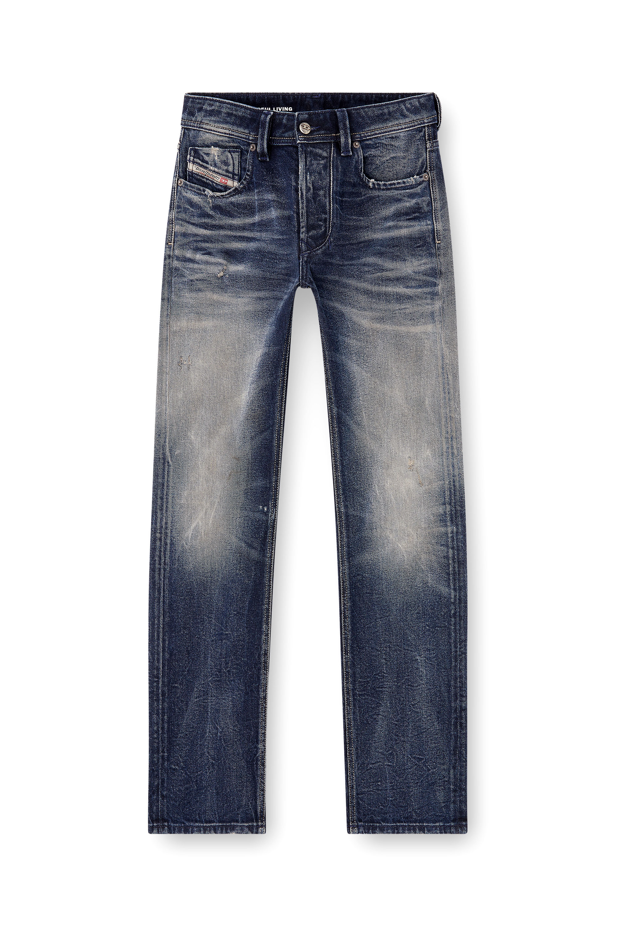 Diesel - Male's Regular Jeans 1985 Larkee 09N57, ダークブルー - 2