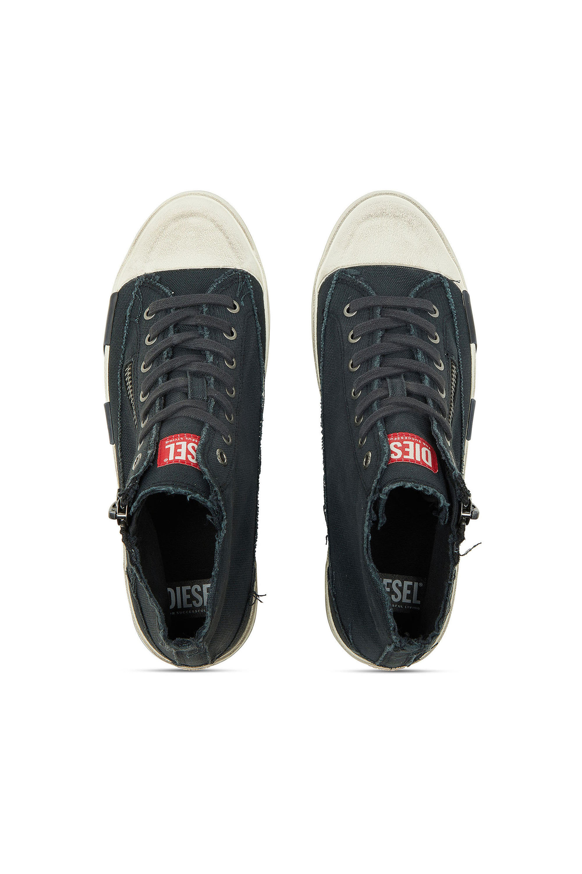Diesel - S-D-VERSE ZIP MID II, Male's ミッドカットスニーカー in ブラック - 5