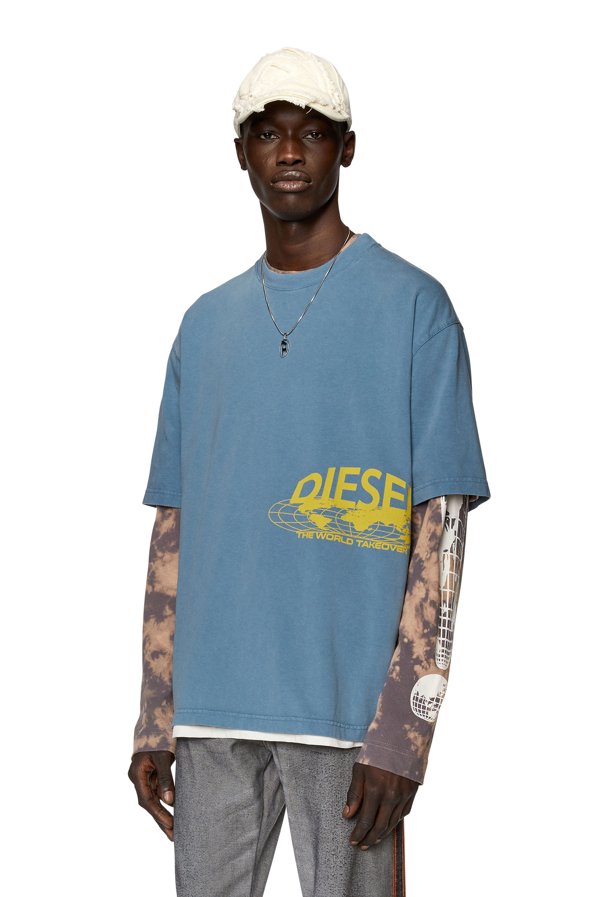Diesel - T-WASH-L5, ブルー - Image 1