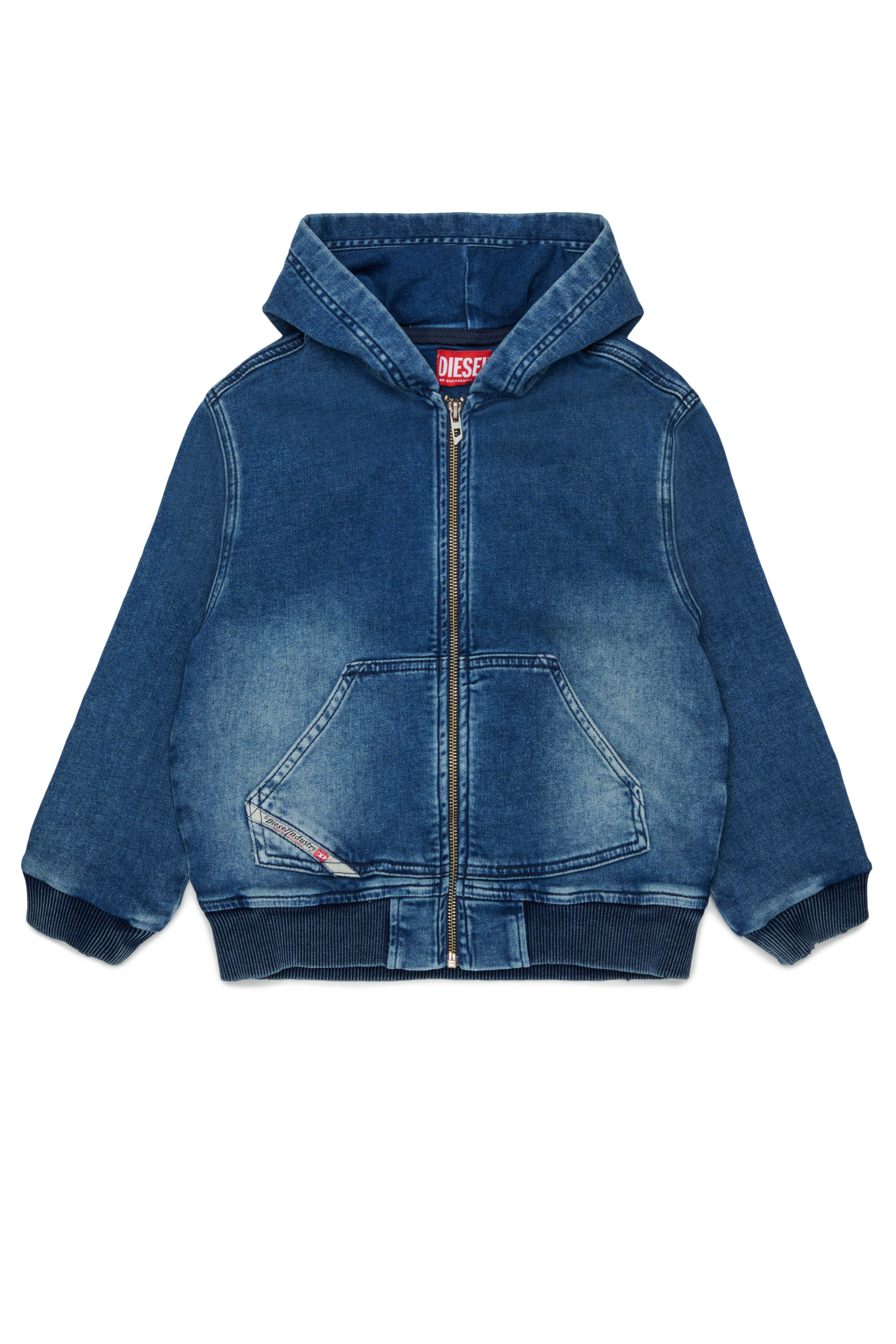 Diesel - STIMM-OVER JJJ, Male's パーカー in ダークブルー - 1