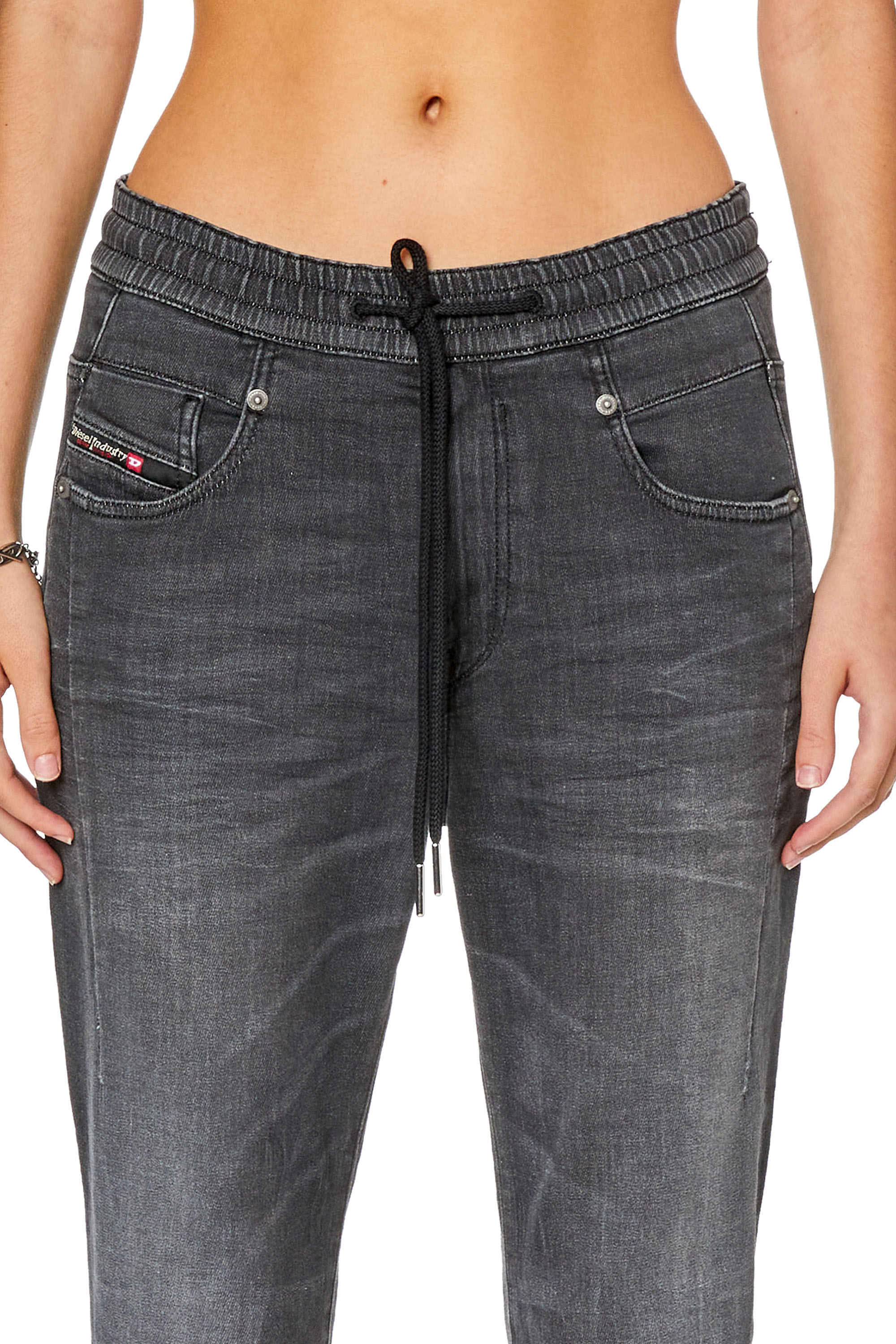 Diesel - Boyfriend 2041 D-Fayza Joggjeans® 068FS, ブラック/ダークグレー - Image 5