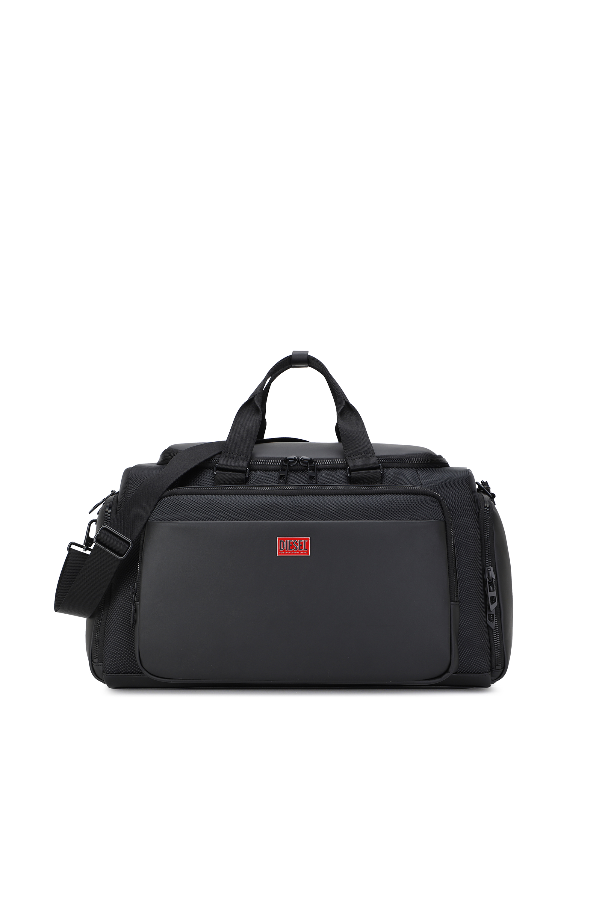 Diesel - DIESEL CARBON FIBER DUFFLE-BLACK DSB002, Unisex's Pratical business duffle bag in ブラック - 1