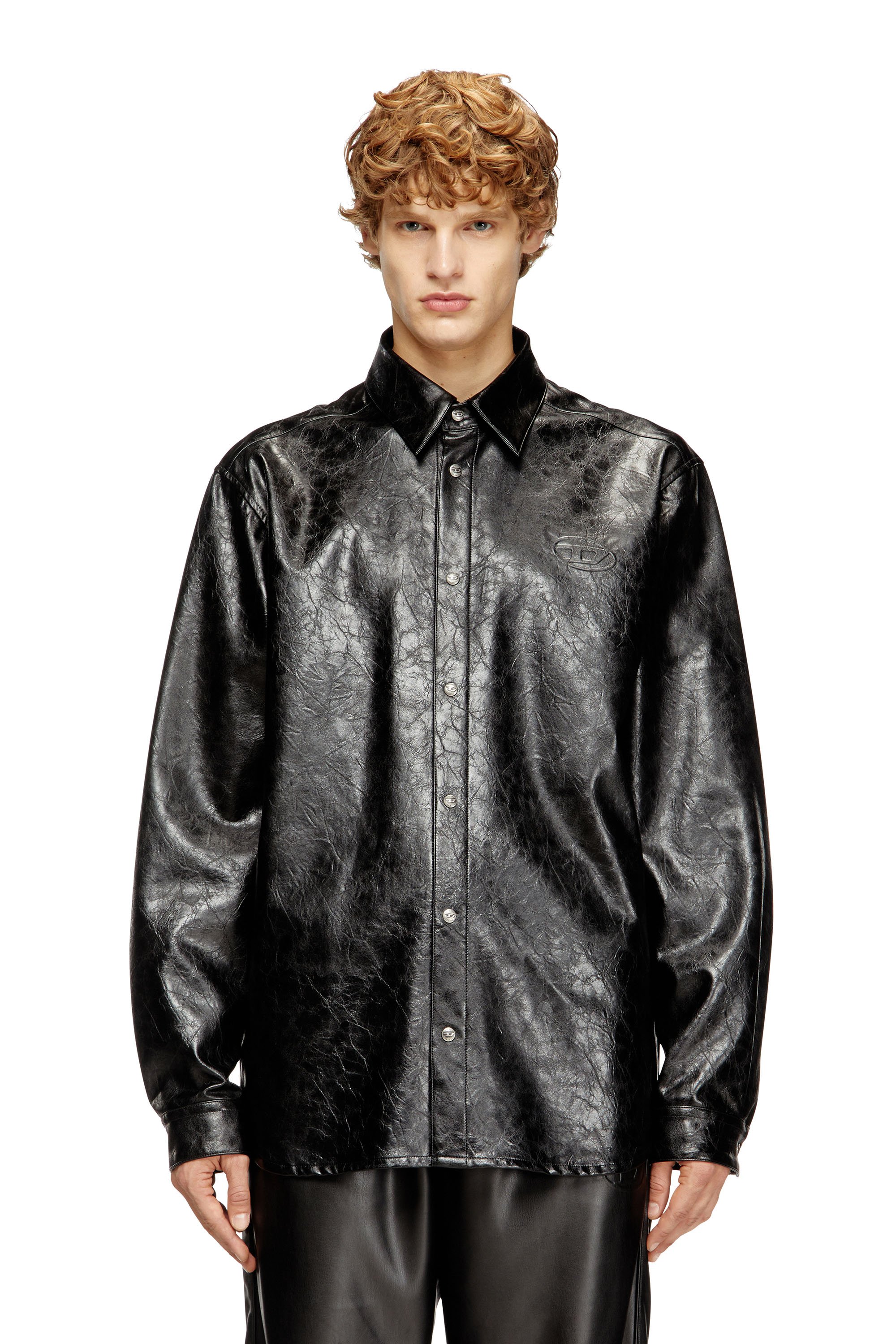 Diesel - S-SIMPLY-QMBU, Male's シャツ in ブラック - 1