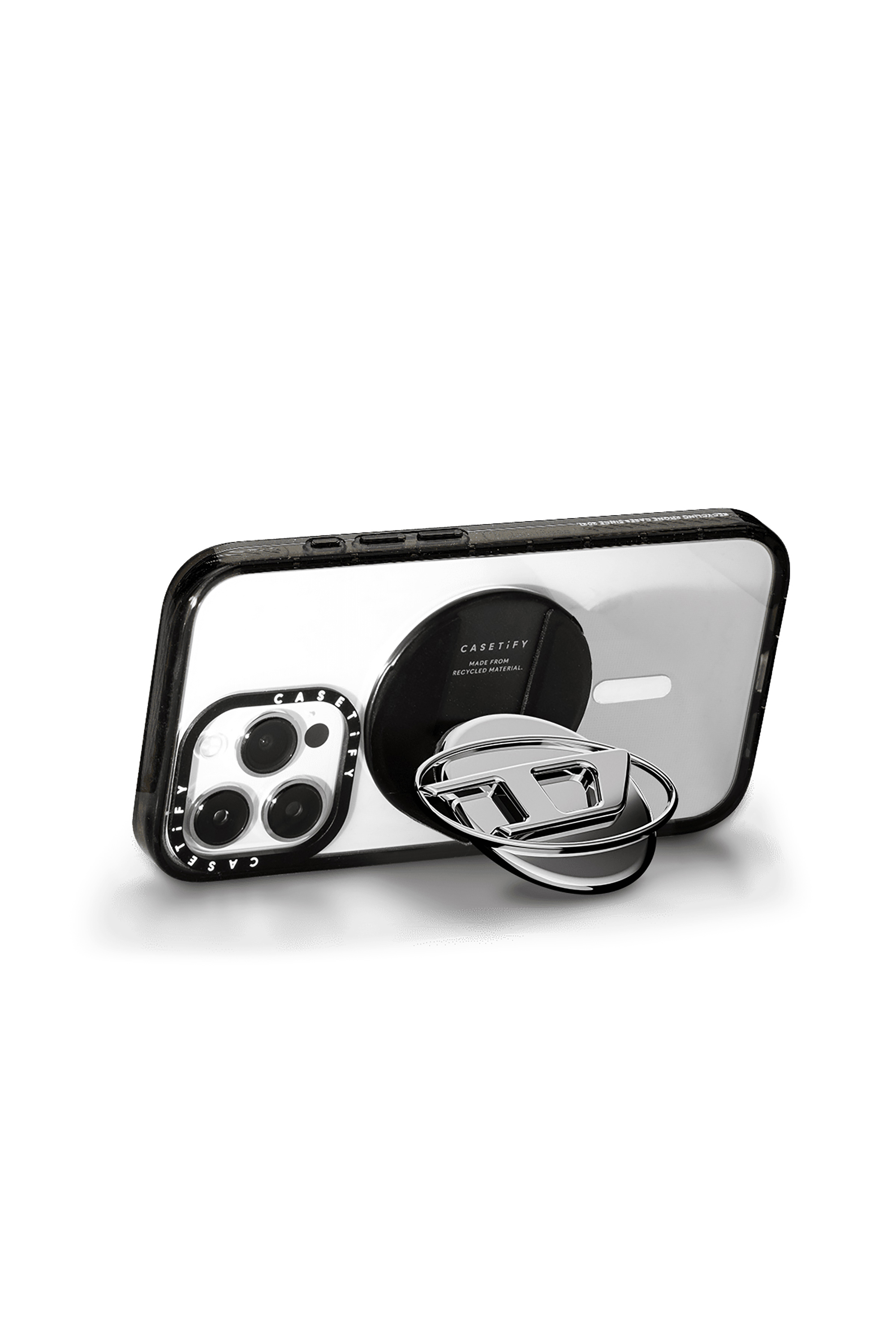 Diesel - 60372 CASETIFY  GRIP STAND, Unisex's UNIVERSAL in シルバー - 4