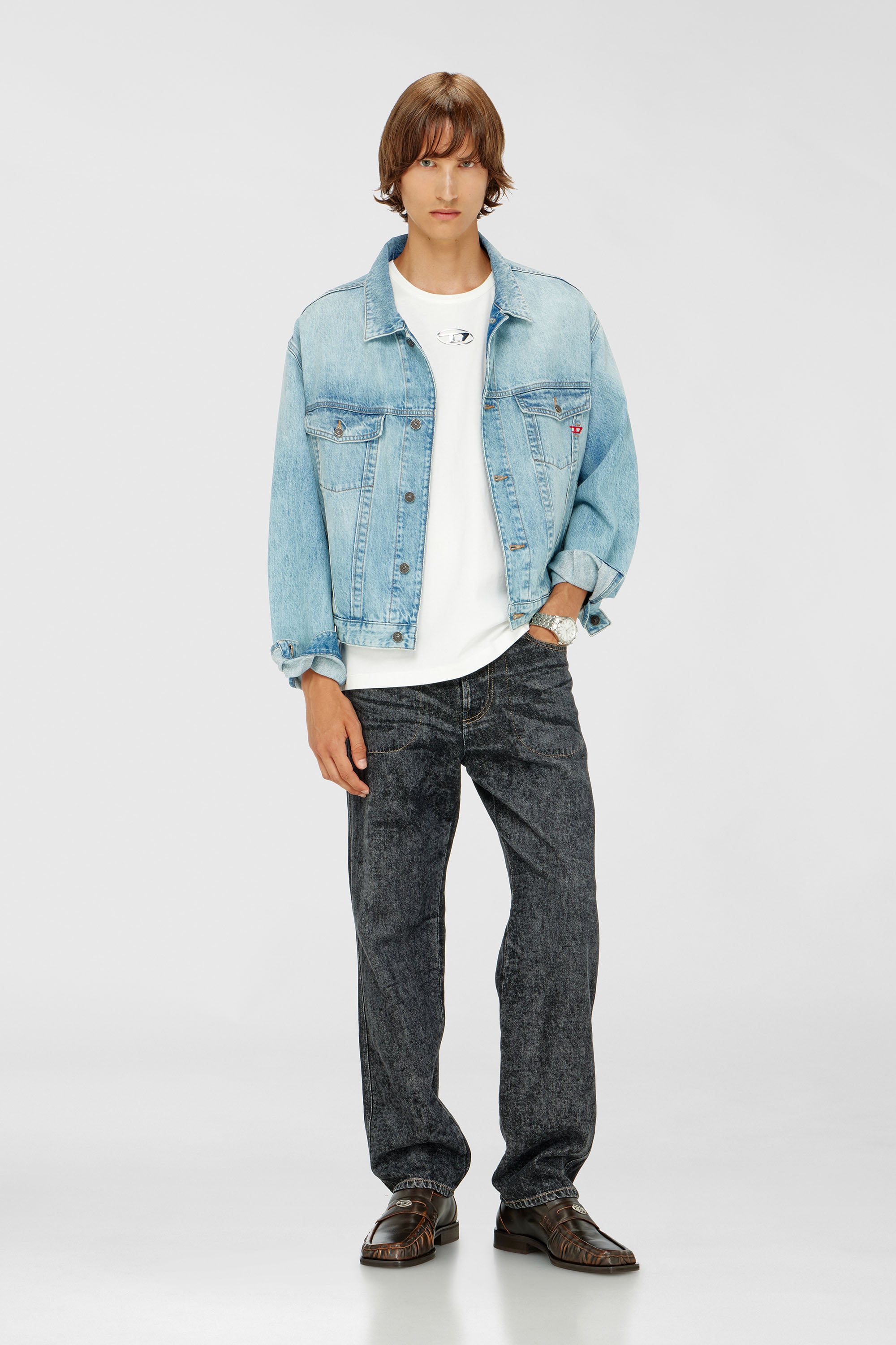Diesel - T-NORM-IOD, Male's Tシャツ in ホワイト - 2
