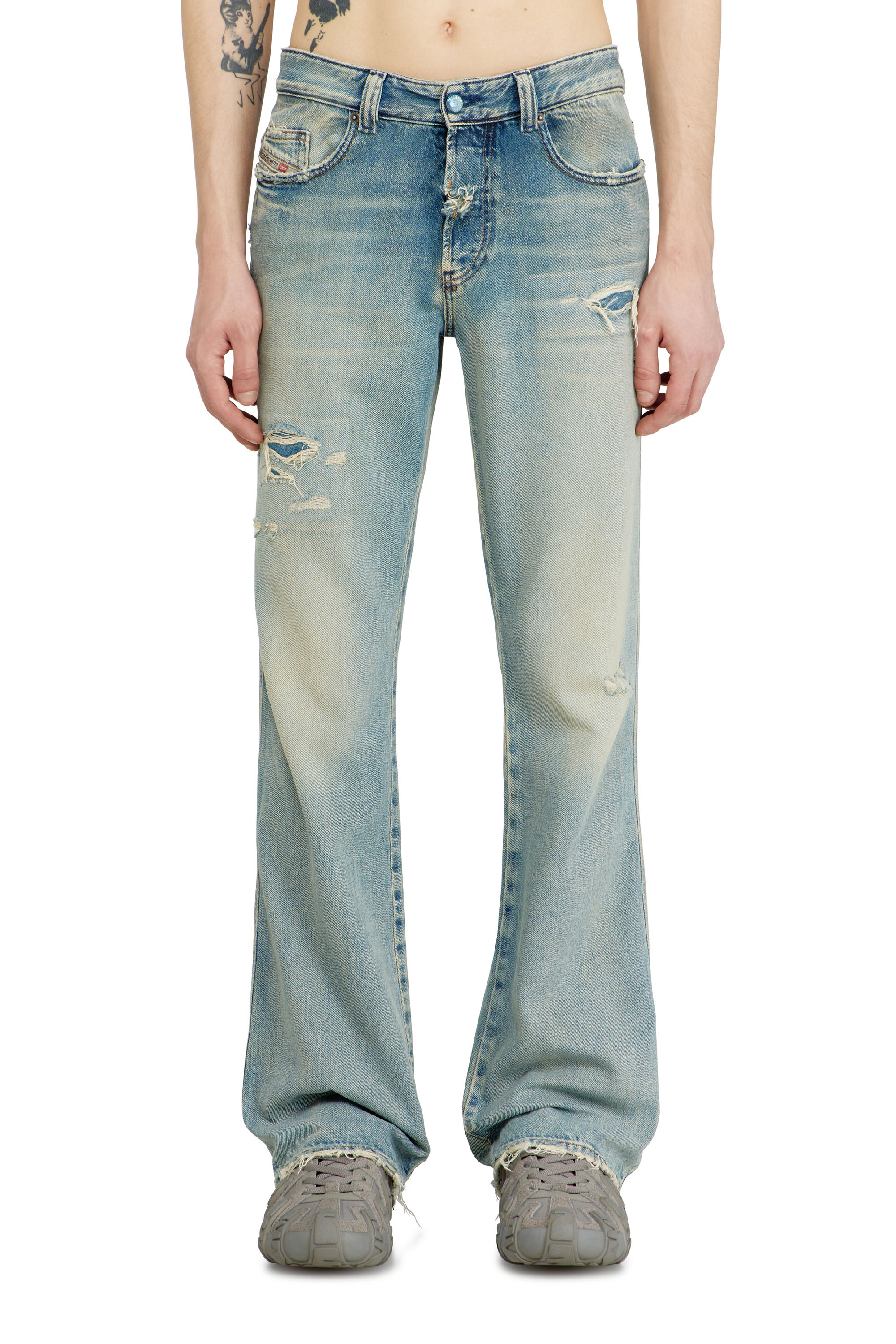 Diesel - Male's Bootcut Jeans 1998 D-Buck 09N23, ライトブルー - 3