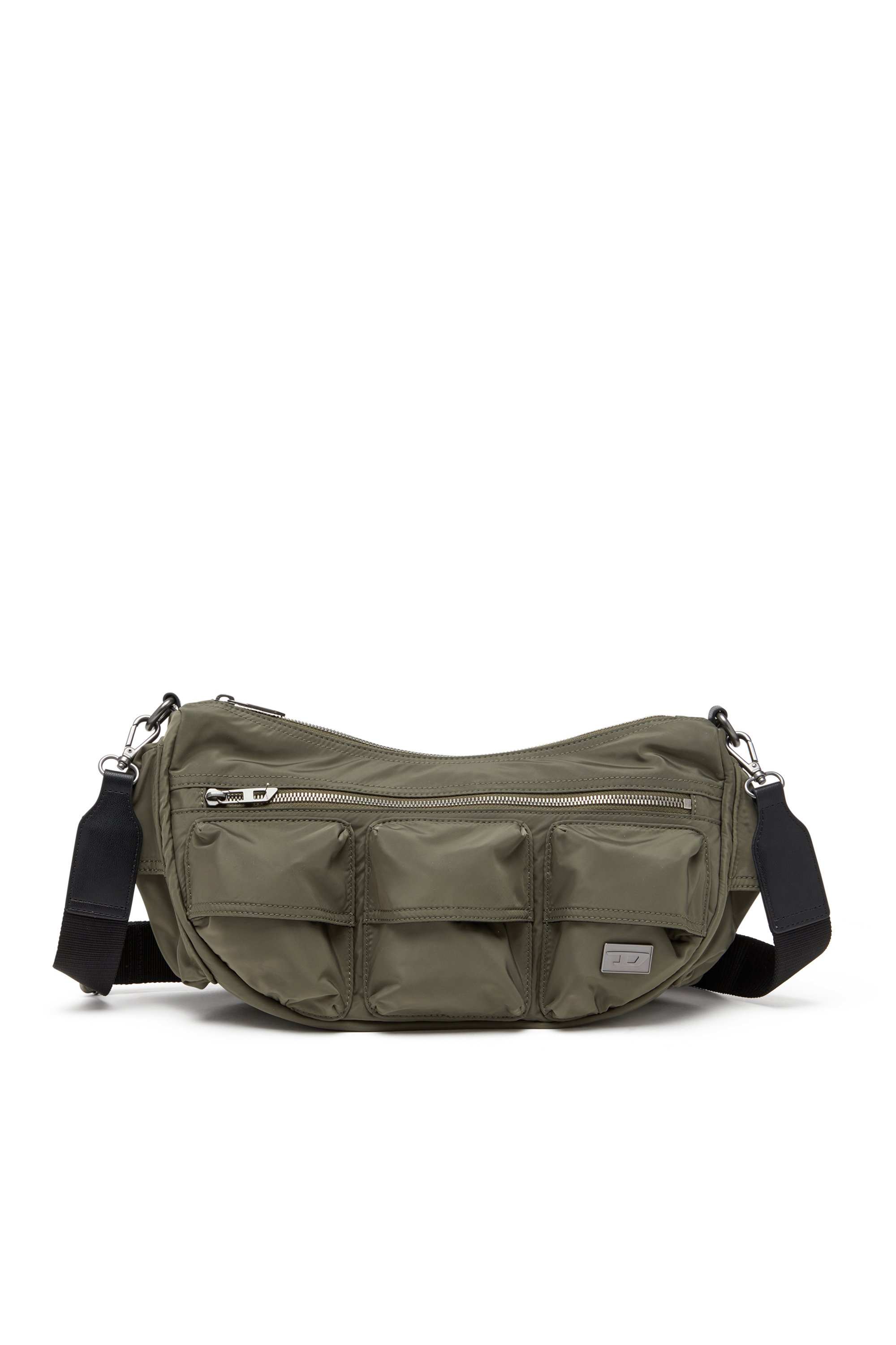 Diesel - MULTI-PKTS SHOULDER BAG X, Unisex's Multipocket bag in utilitarian shell in グリーン - 2