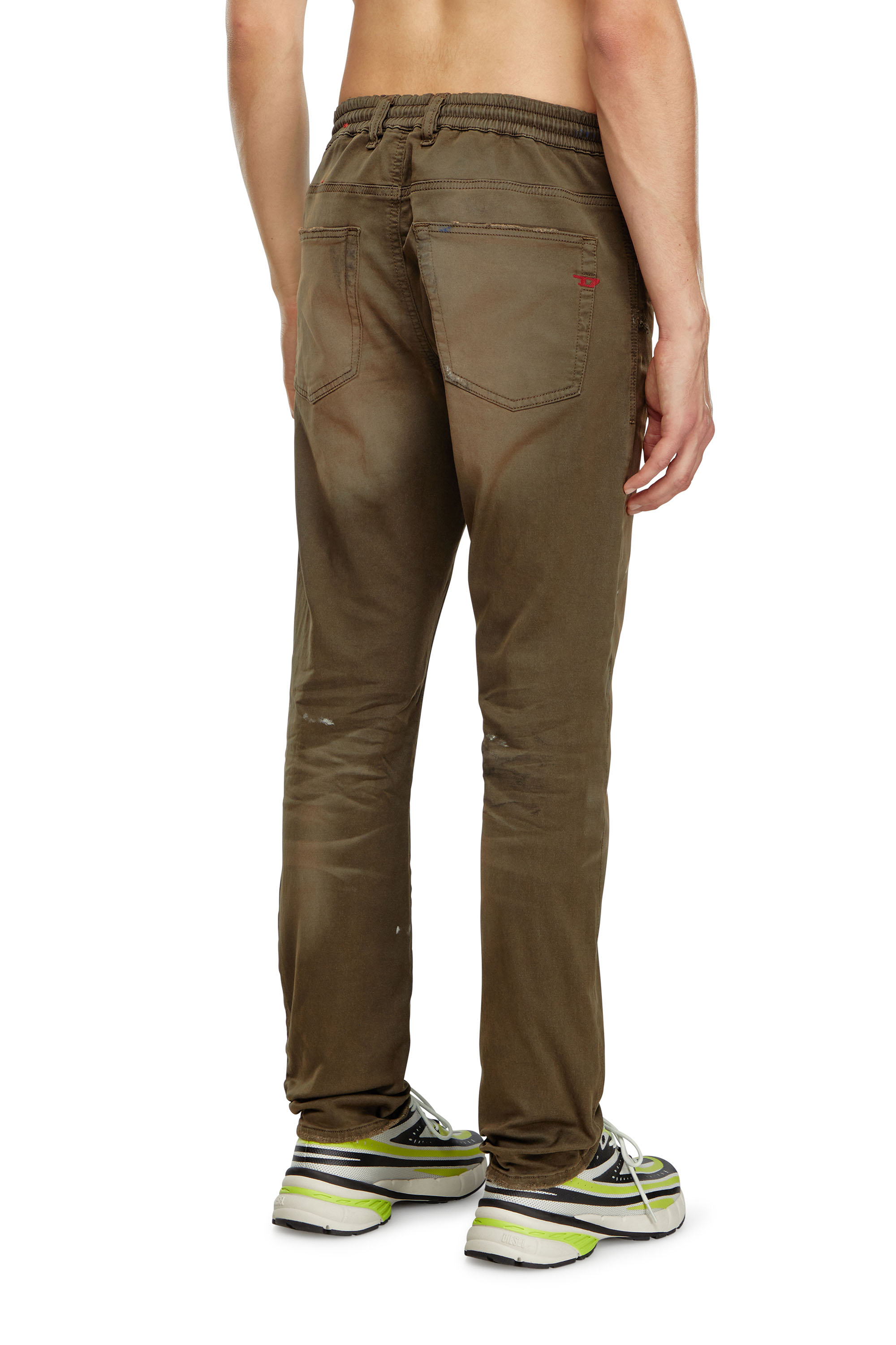 Diesel - Male's Regular 2030 D-Krooley Joggjeans® 068LW, ミリタリーグリーン - 4