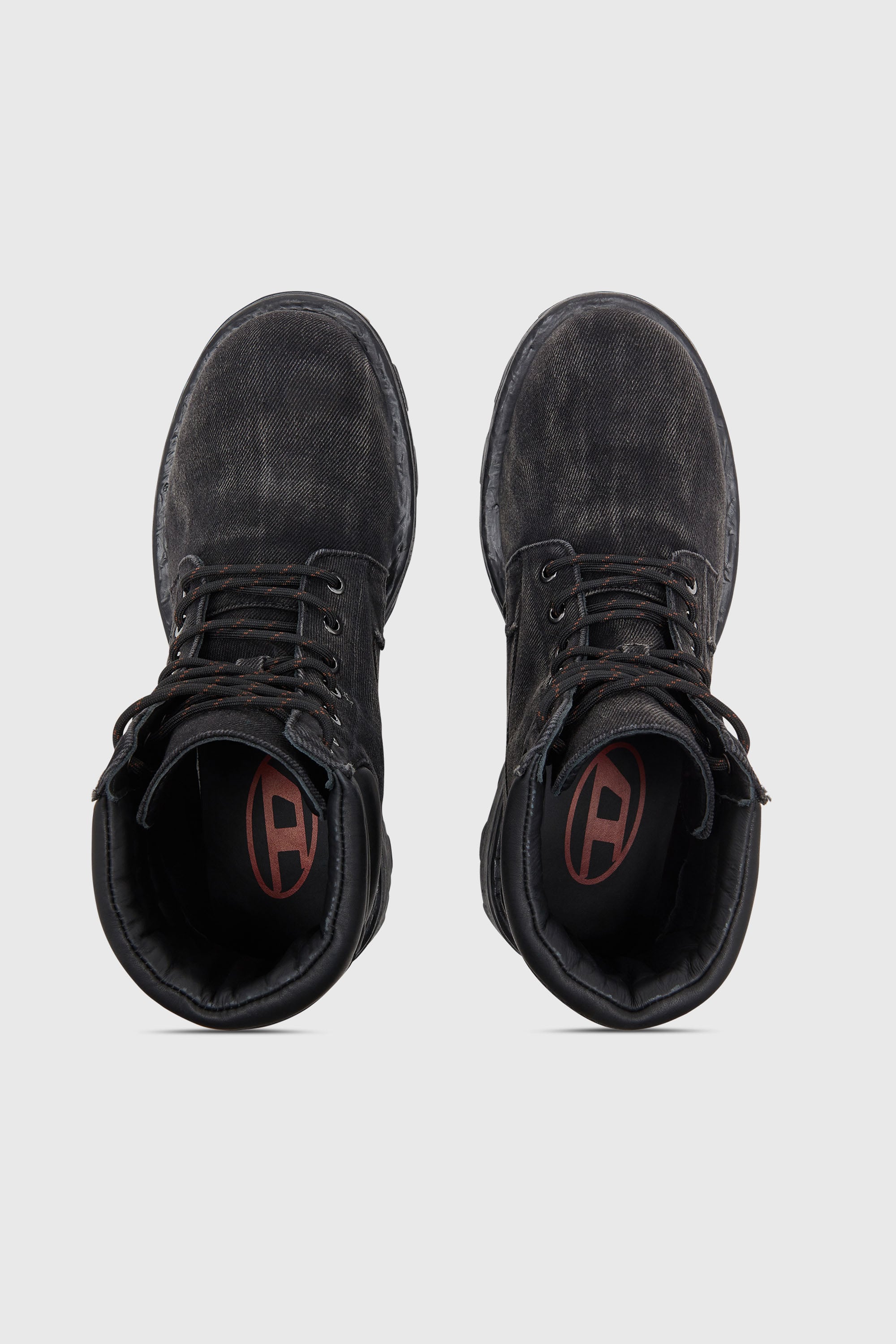 Diesel - D-HAMMER LACE UP, Male's レースアップブーツ in ブラック - 5