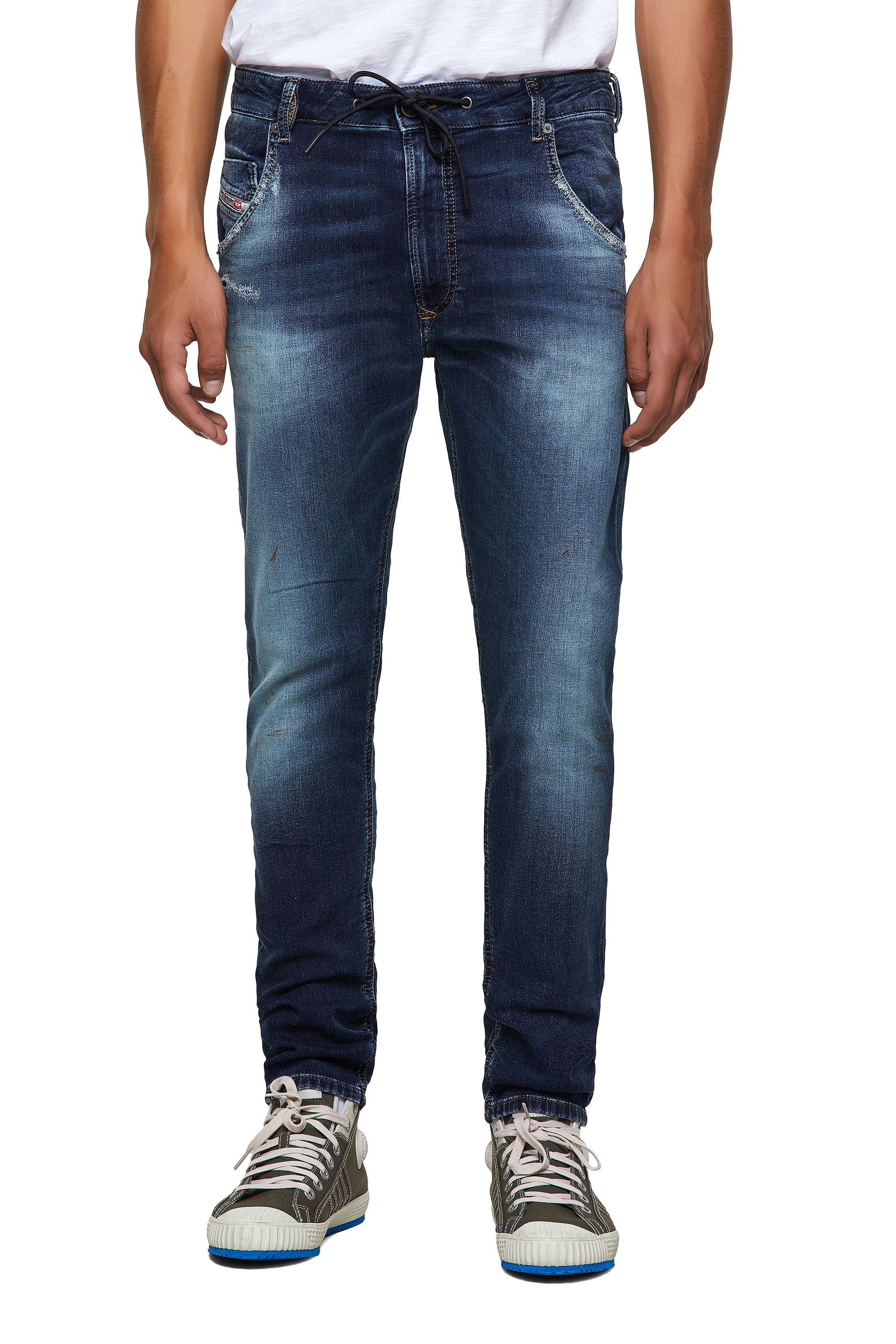 Krooley JoggJeans® 069ZX MEN: テーパードダークブルーデニム 