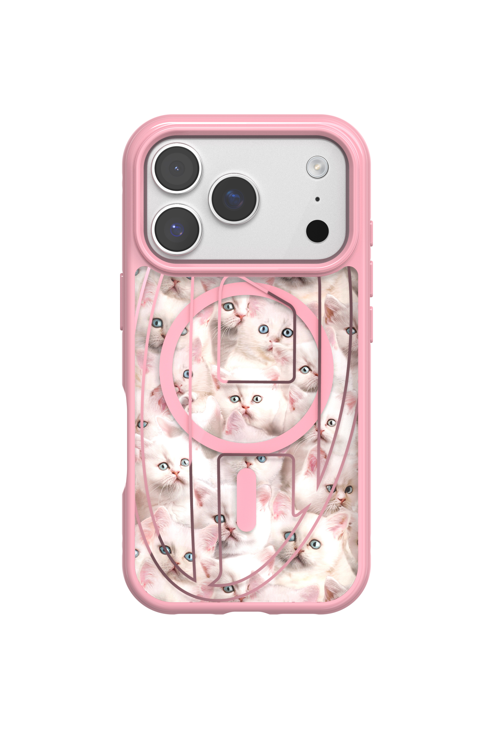 Diesel - 60425 AOP CASE, Unisex's IPHONE 17 PRO in ピンク / ホワイト - 2
