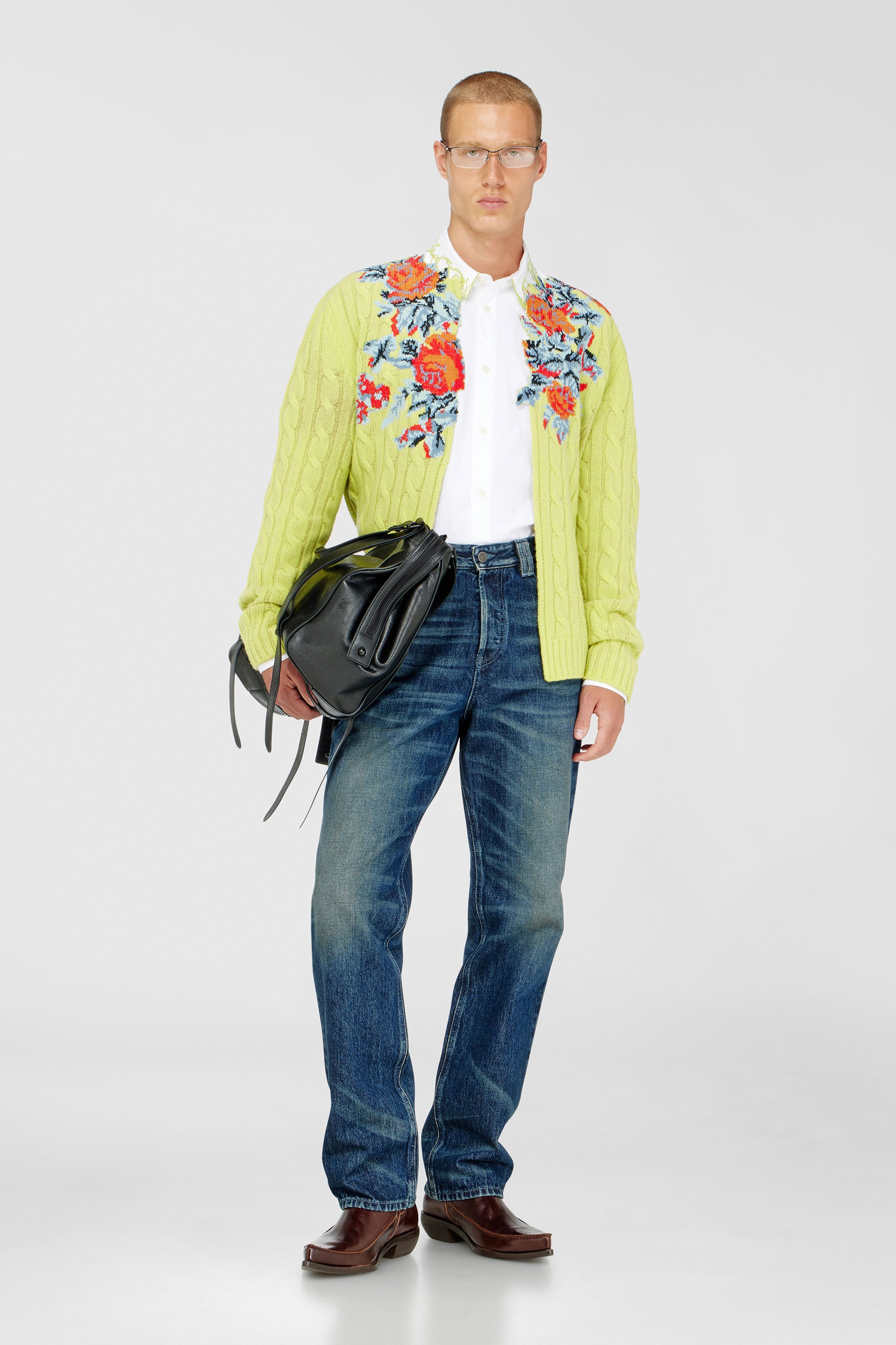Diesel - Male's Regular Jeans 1991 D-Voeed 007FZ, ダークブルー - 1