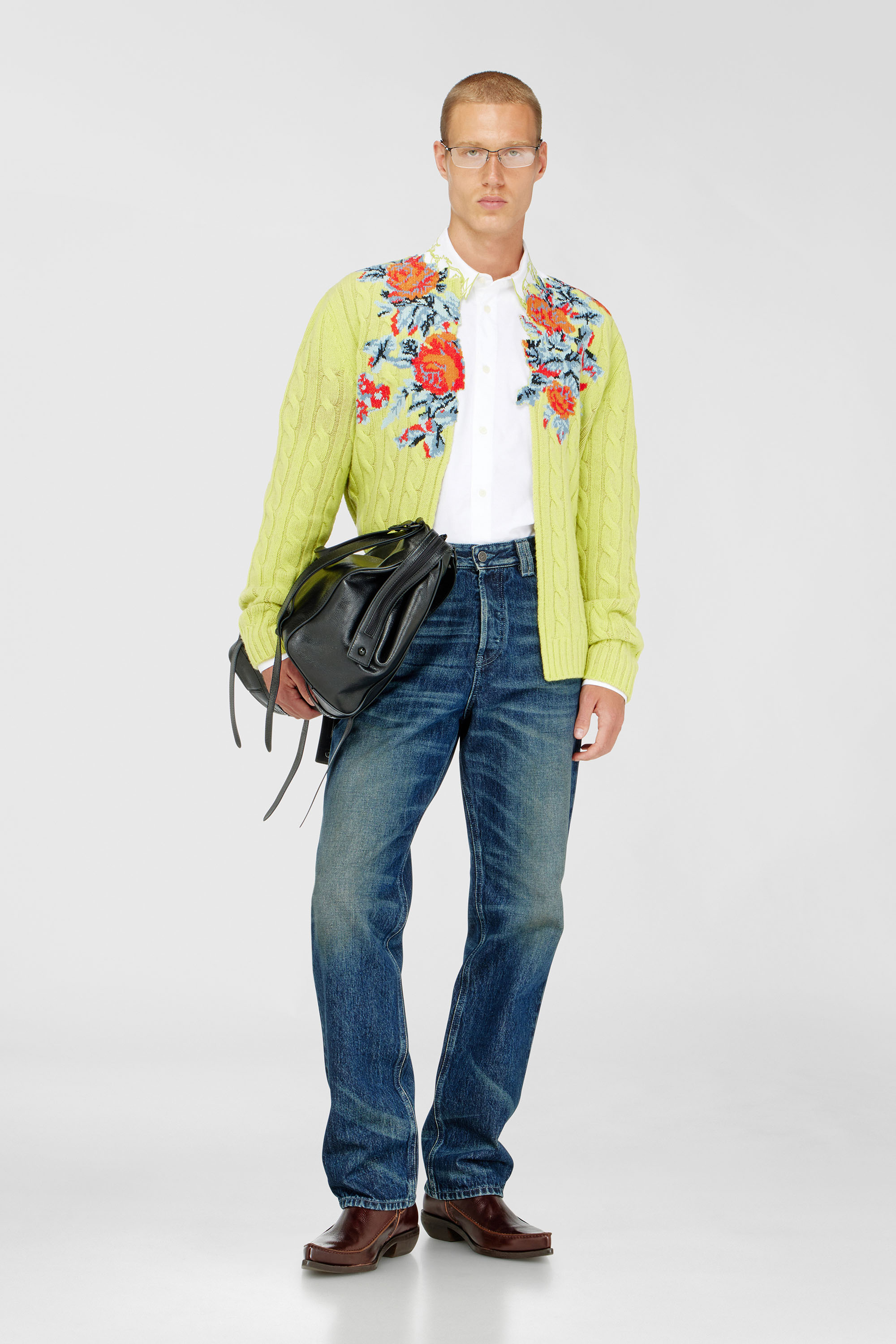 Diesel - Male's Regular Jeans 1991 D-Voeed 007FZ, ダークブルー - 1