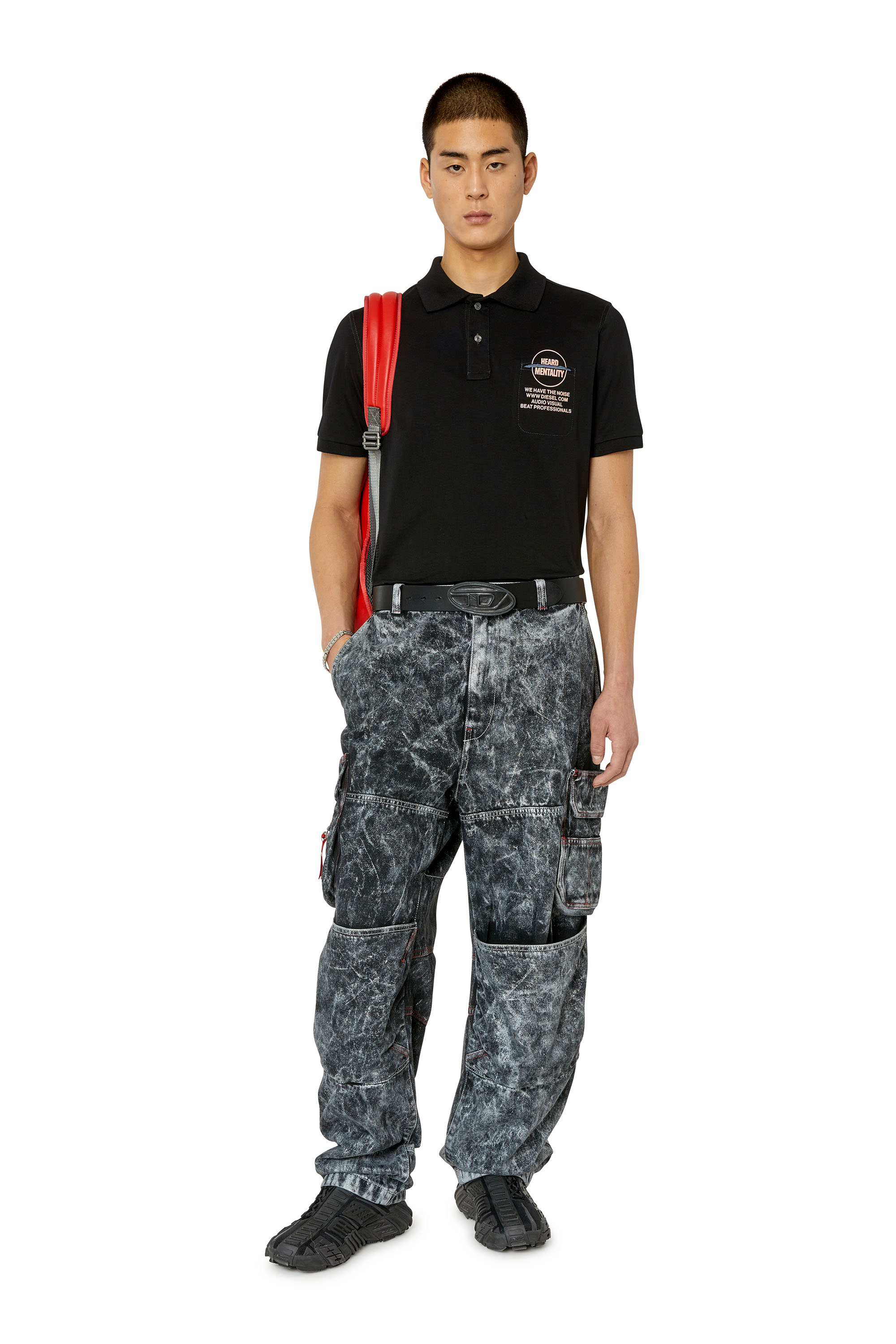 Diesel - T-SPOUCH, ブラック - Image 5