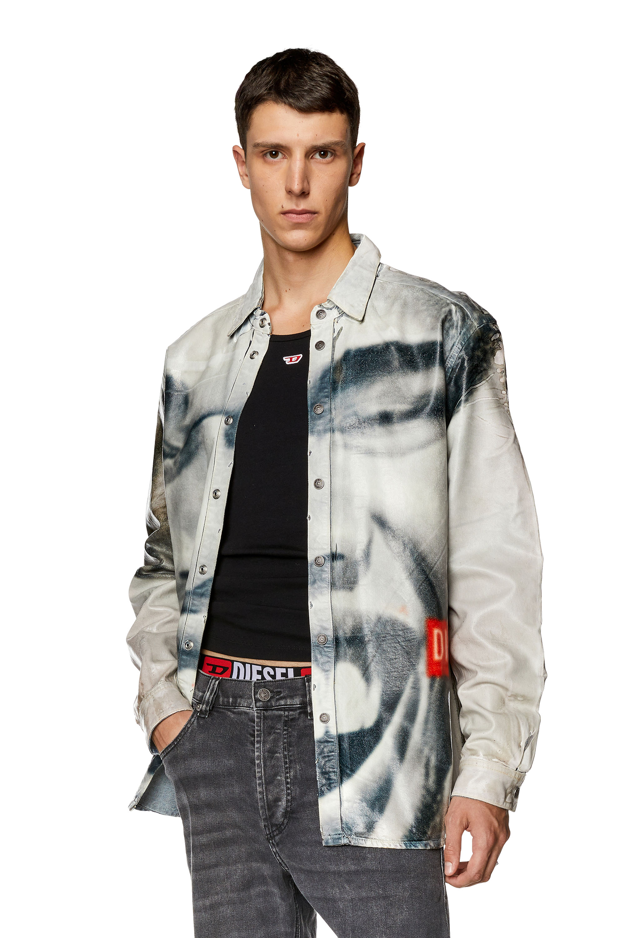 Diesel - D-SIMPLY-FSD, ホワイト/グレー - Image 1
