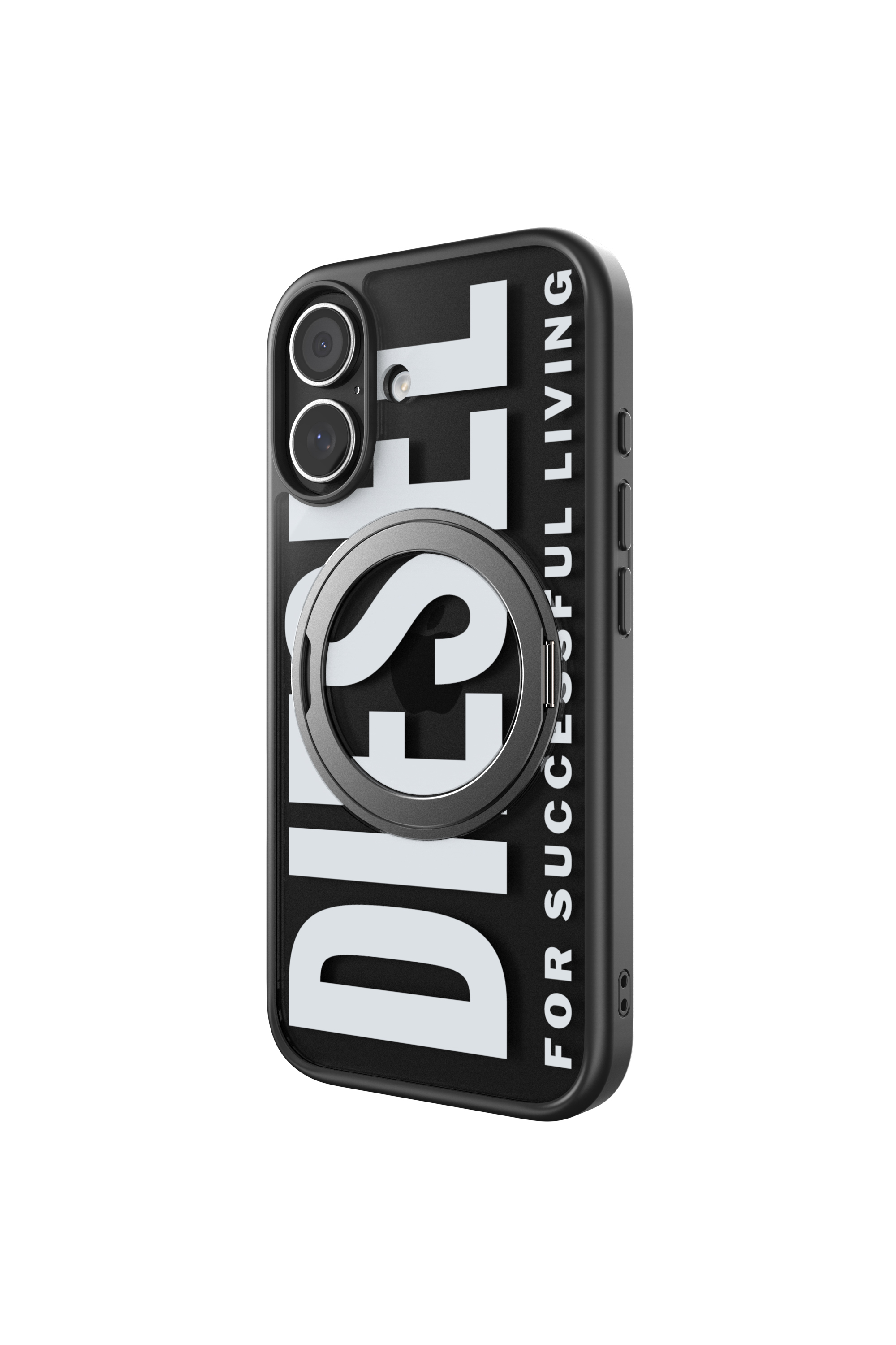 Diesel - 60403 RING STAND CASE, Unisex's IPHONE 17 in ブラック - 4