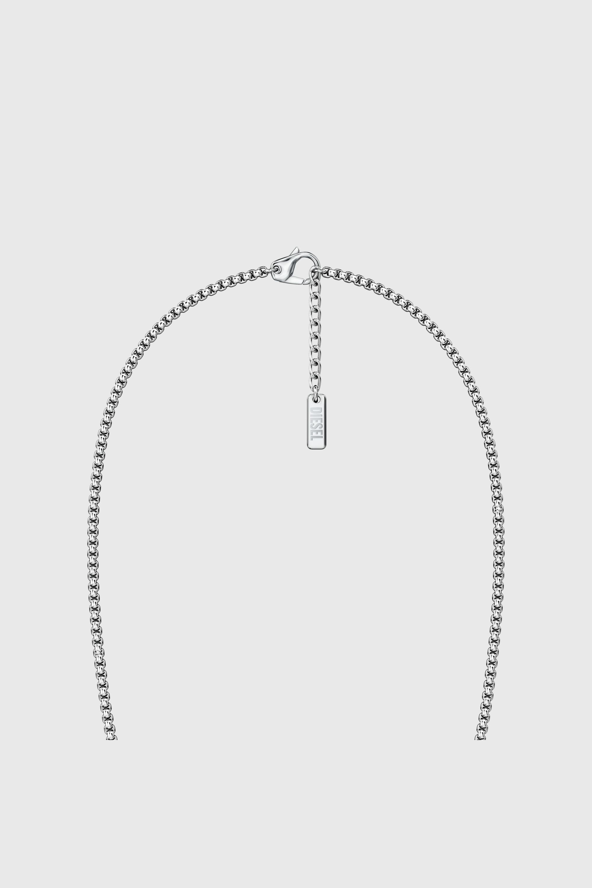 Diesel - DX1689040 JEWELLERY, Unisex's ネックレス in シルバー/ブルー - 3