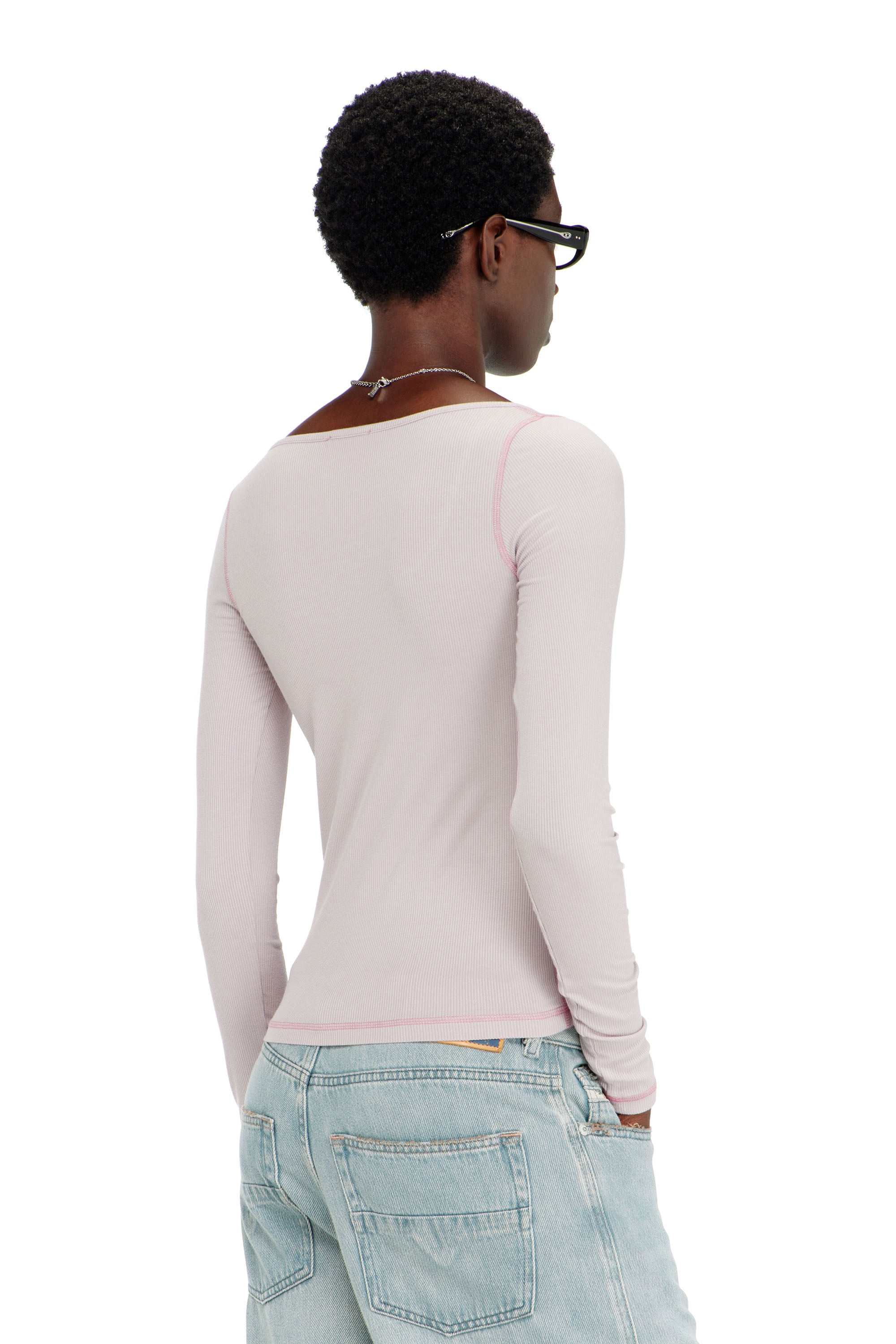 Diesel - T-FANT, Female's 長袖トップ in ライラック - 2