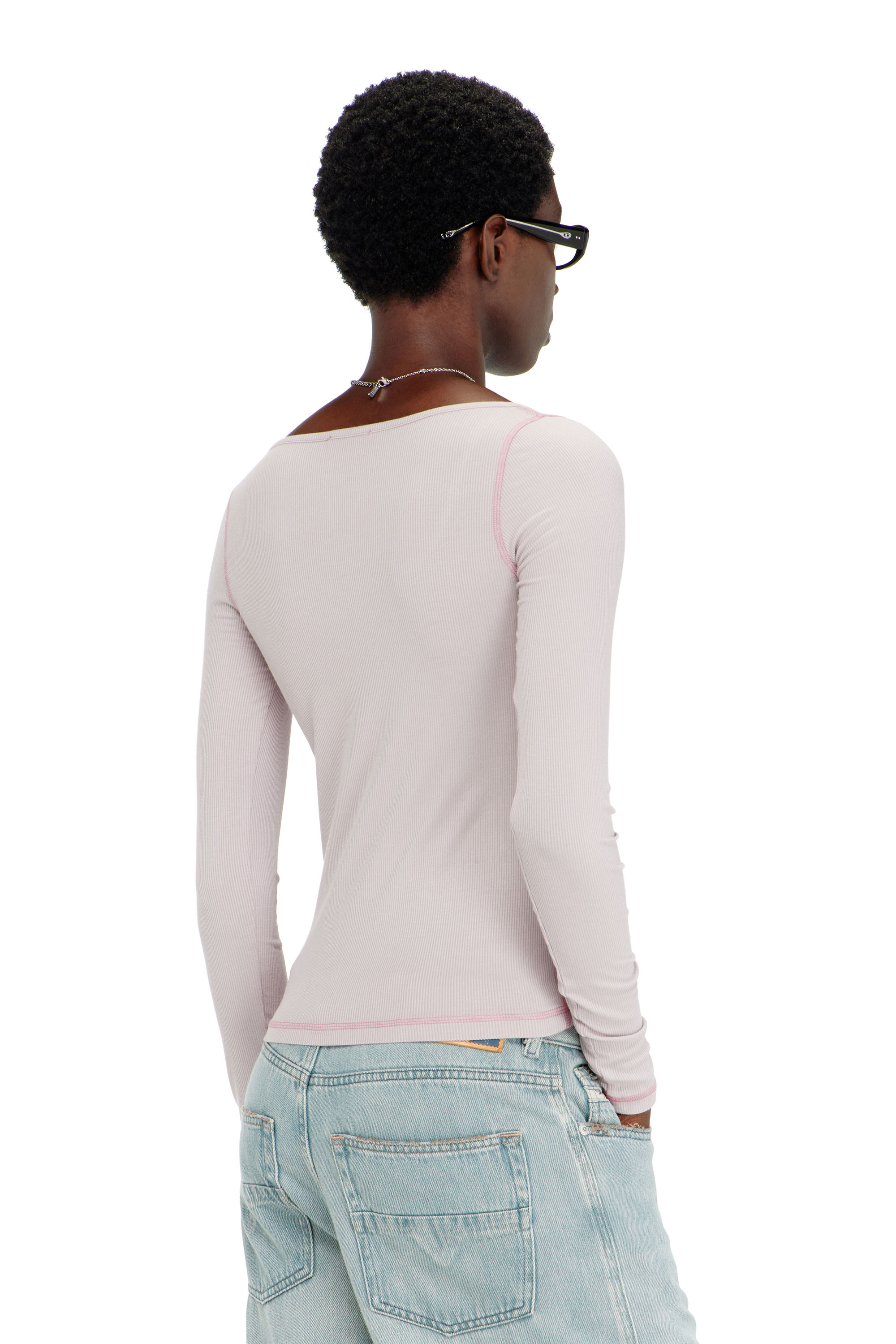 Diesel - T-FANT, Female's 長袖トップ in ライラック - 4
