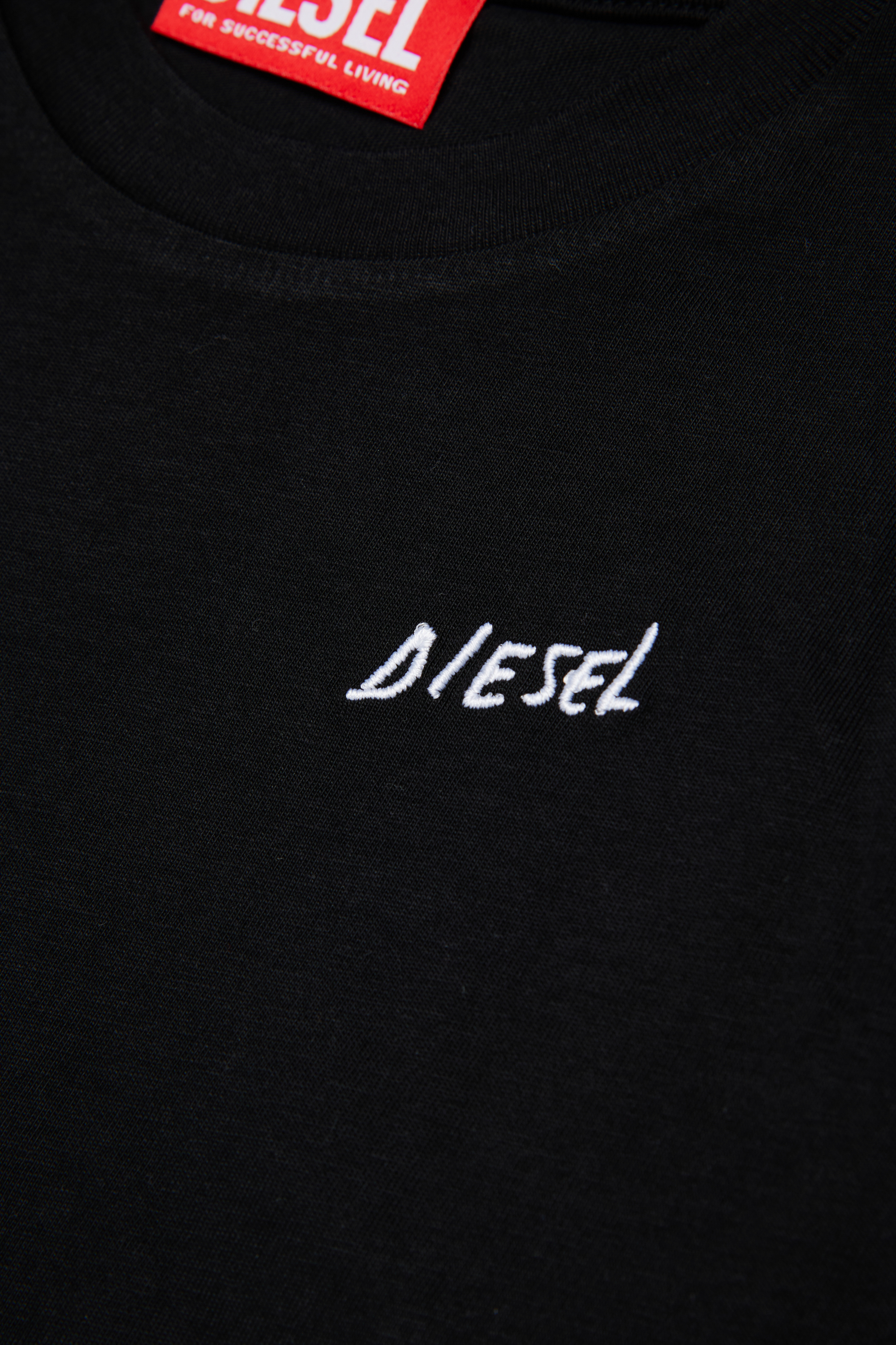 Diesel - TDIEGOSB22LS, Male's 長袖Tシャツ in ブラック - 4