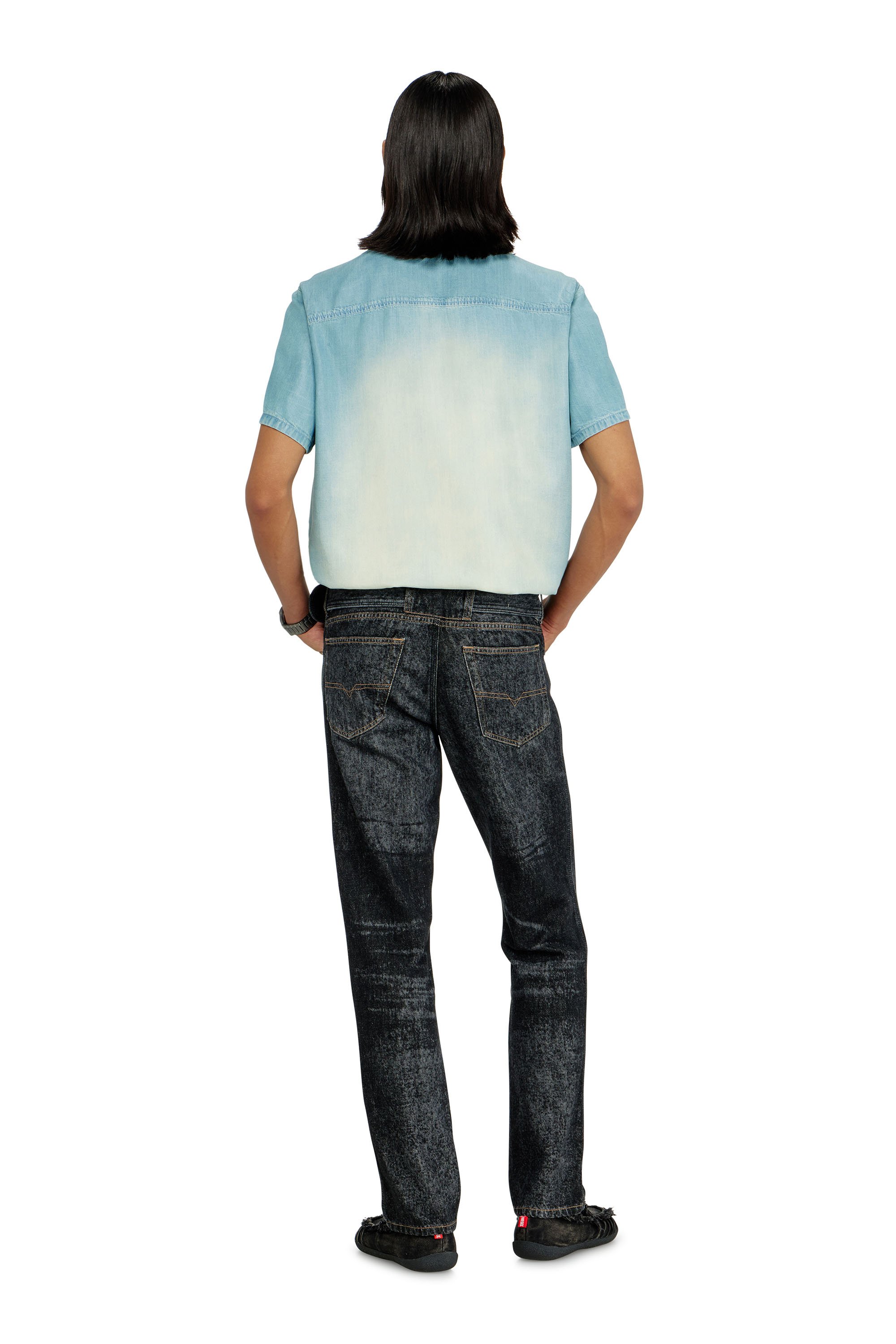 Diesel - Male's Slim Jeans D-Villus 09Q24, ブラック/ダークグレー - 3
