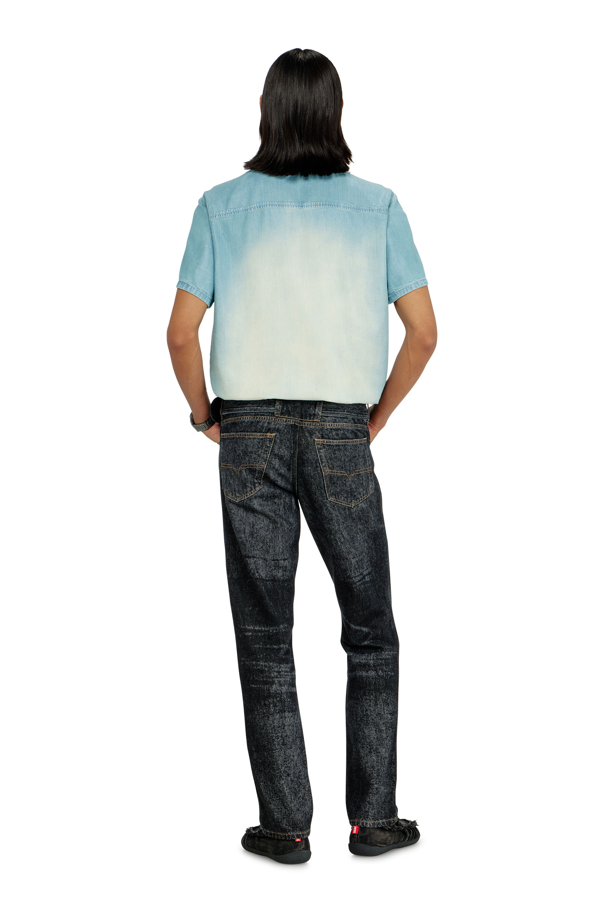 Diesel - Male's Slim Jeans D-Villus 09Q24, ブラック/ダークグレー - 3