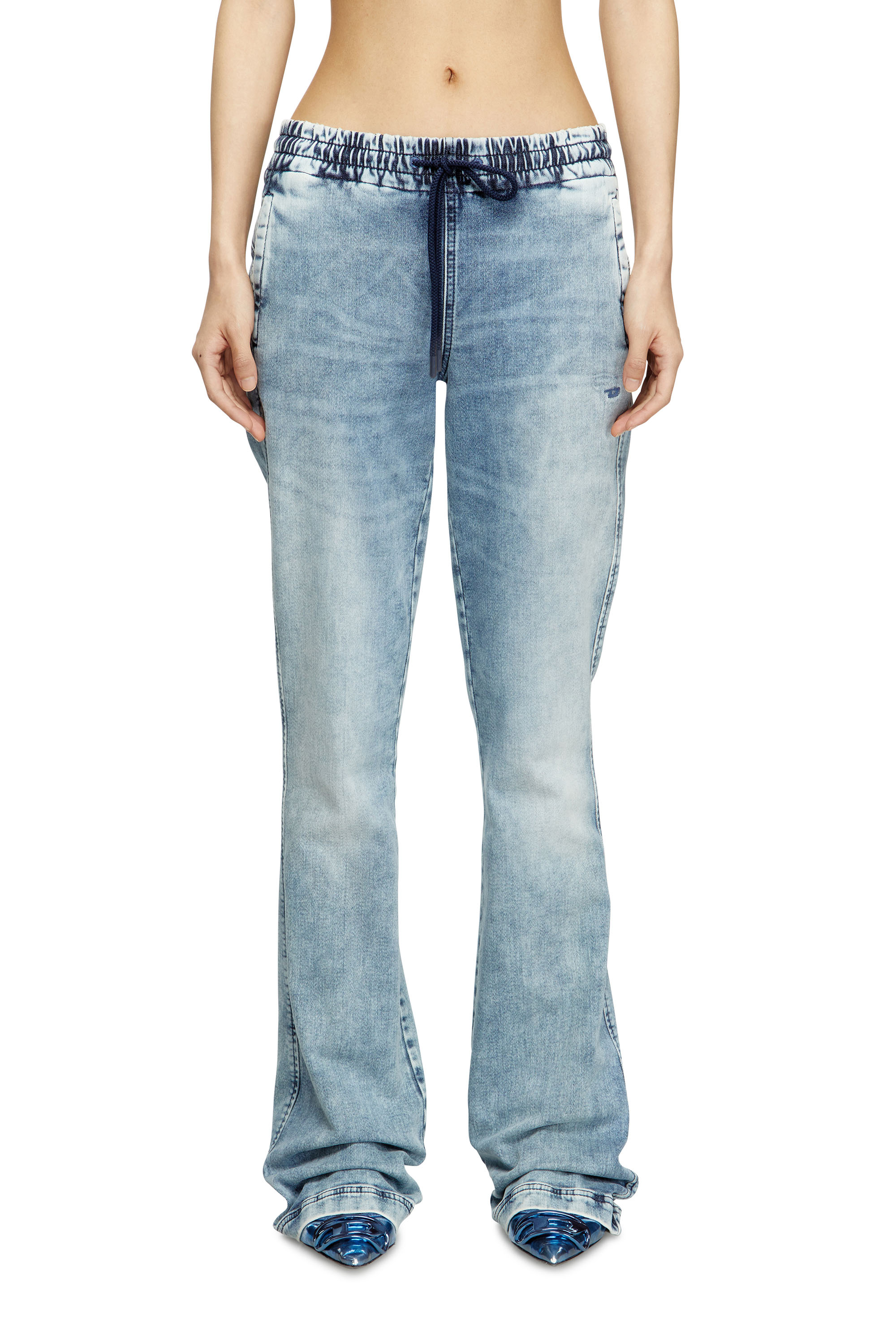 Diesel - Female's Bootcut 2069 D-Ebbey Joggjeans® 09M32, ライトブルー - 3