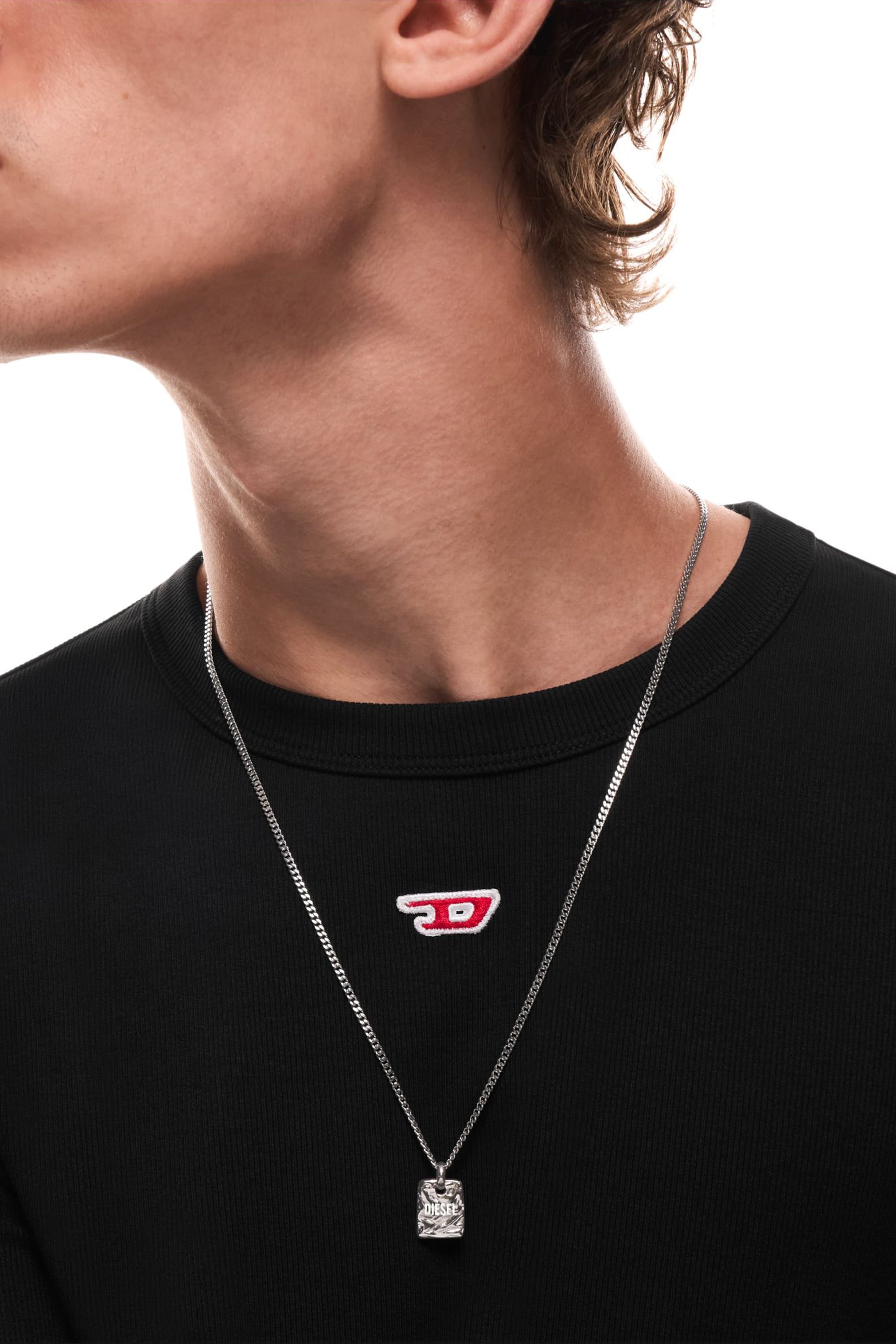 Diesel - DX1734040, Unisex's ネックレス in シルバー - 3