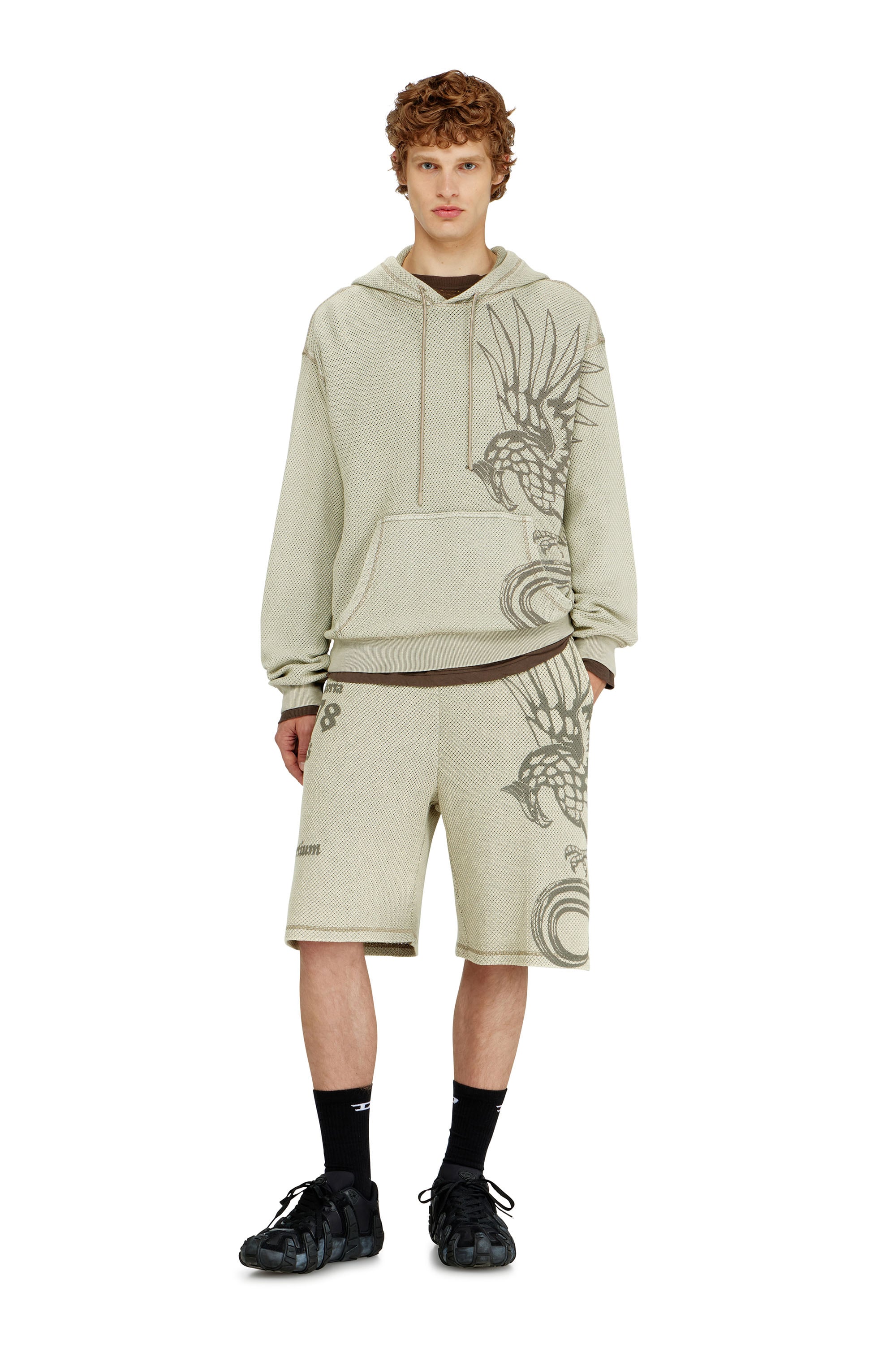 Diesel - P-ERRY, Male's ショートパンツ in ベージュ - 1
