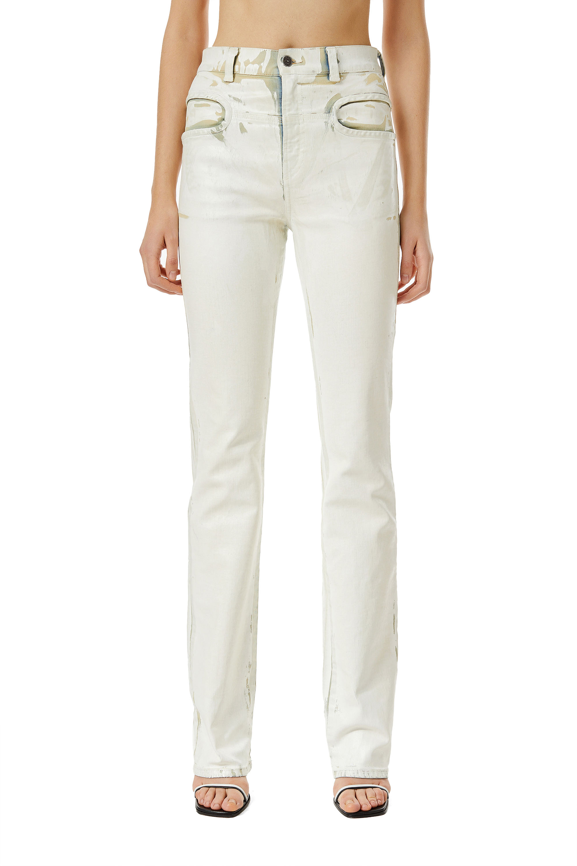 D-LYA 0EIAE Slim Jeans, ホワイト - ジーンズ