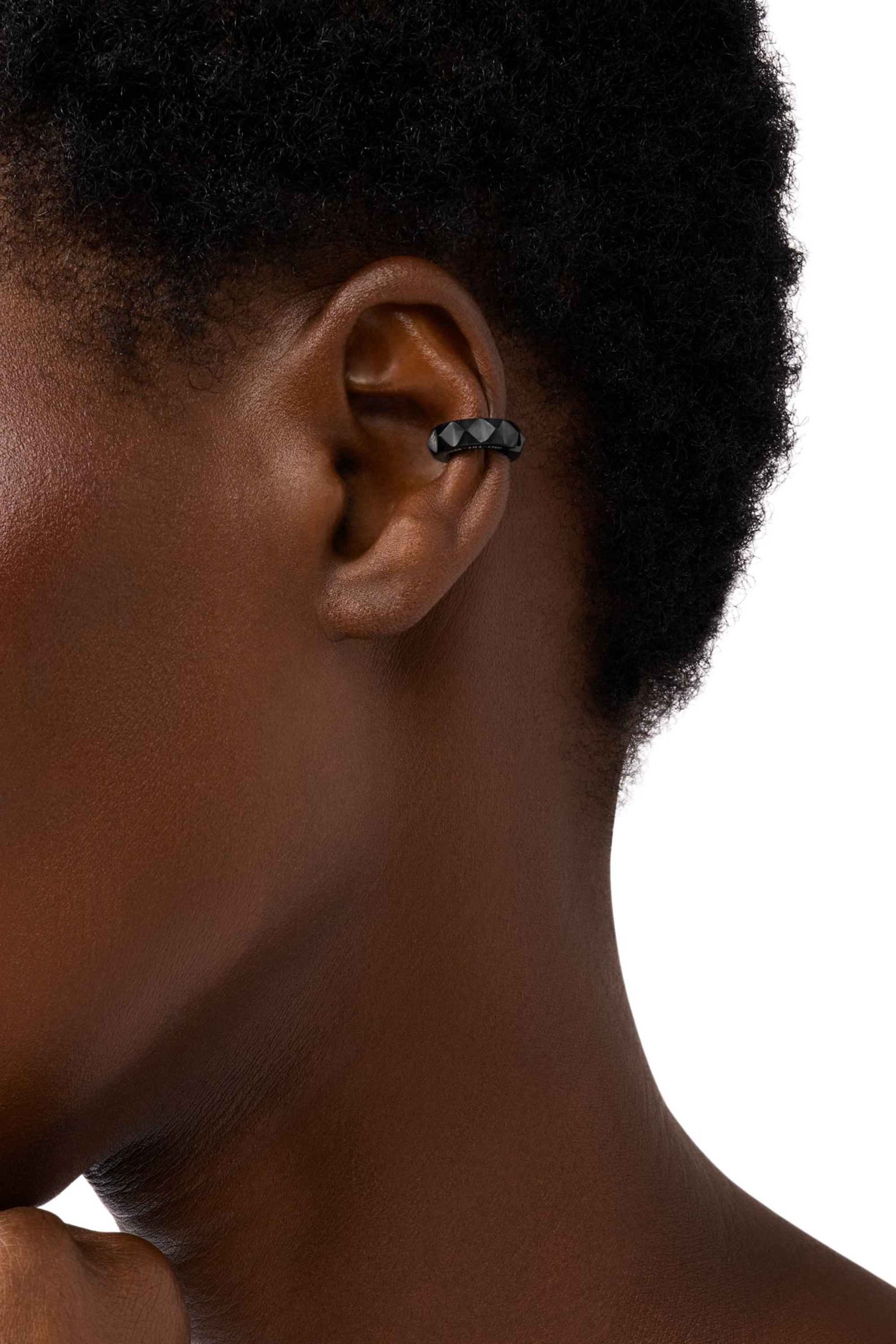 Diesel - DX1556001 JEWEL, Unisex's イヤーカフ in ブラック - 4